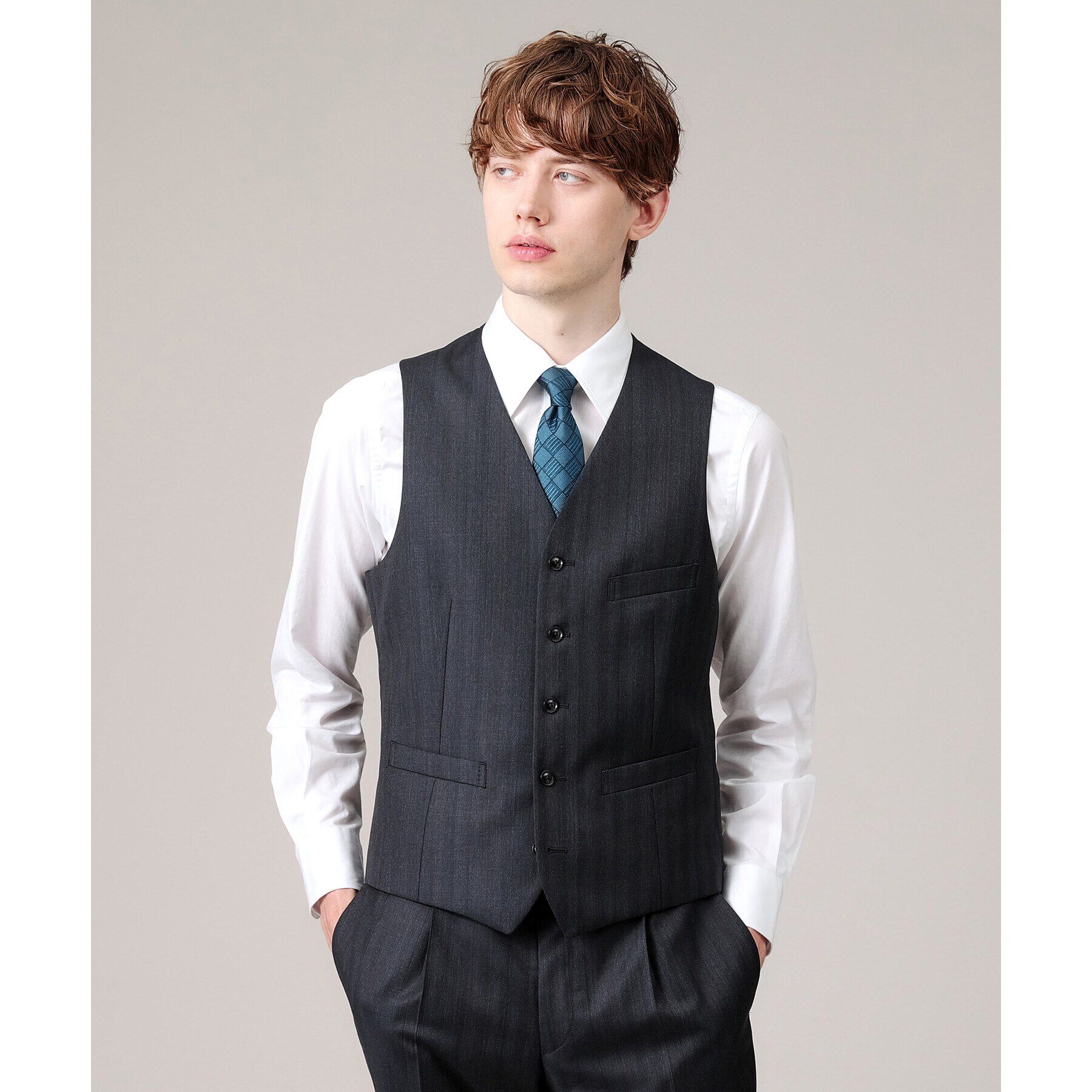 TAKEO KIKUCHI「【Made in JAPAN】ワイルドシルク 源氏香紋 ネクタイ」|ネクタイ・蝶ネクタイ|