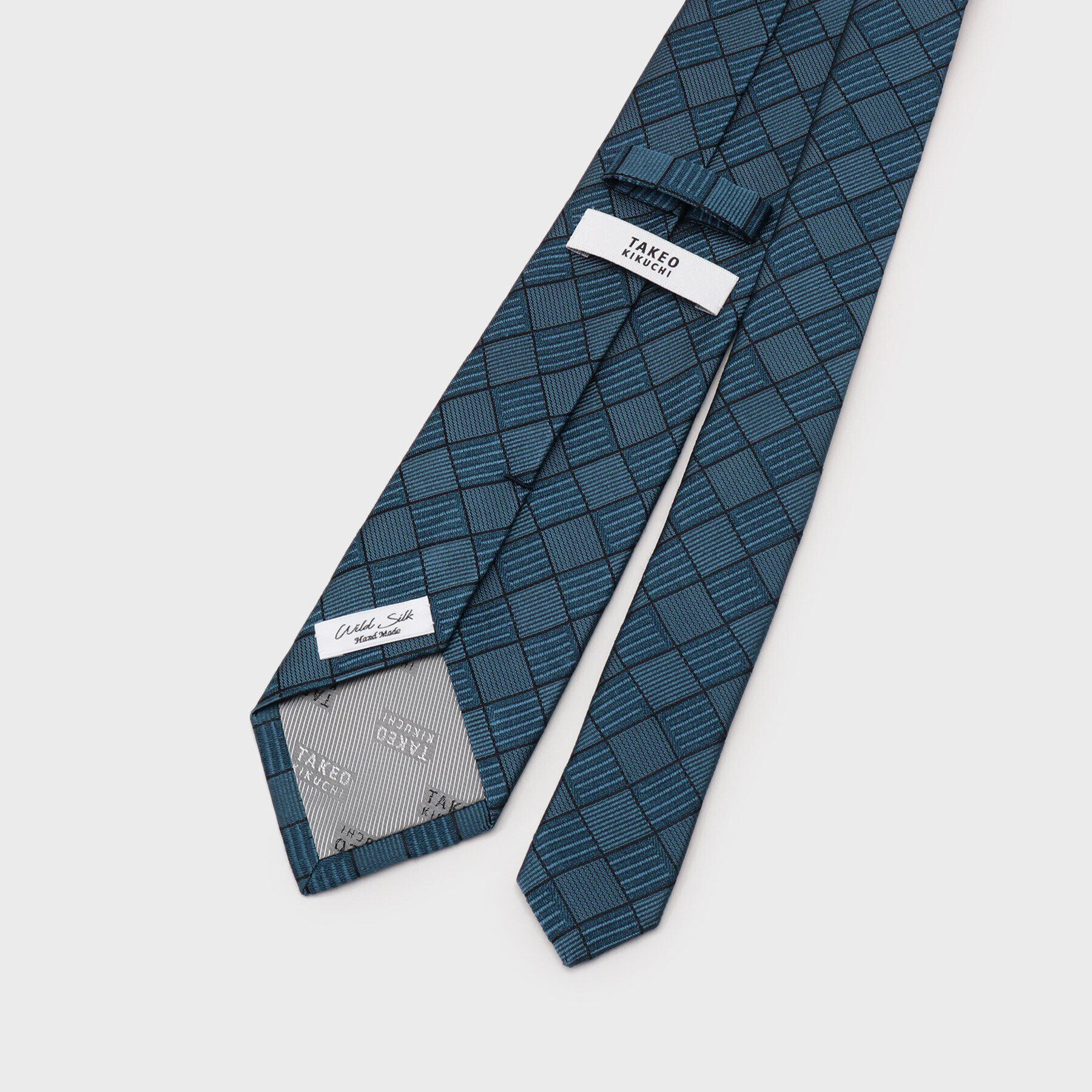 TAKEO KIKUCHI「【Made in JAPAN】ワイルドシルク 源氏香紋 ネクタイ」|ネクタイ・蝶ネクタイ|