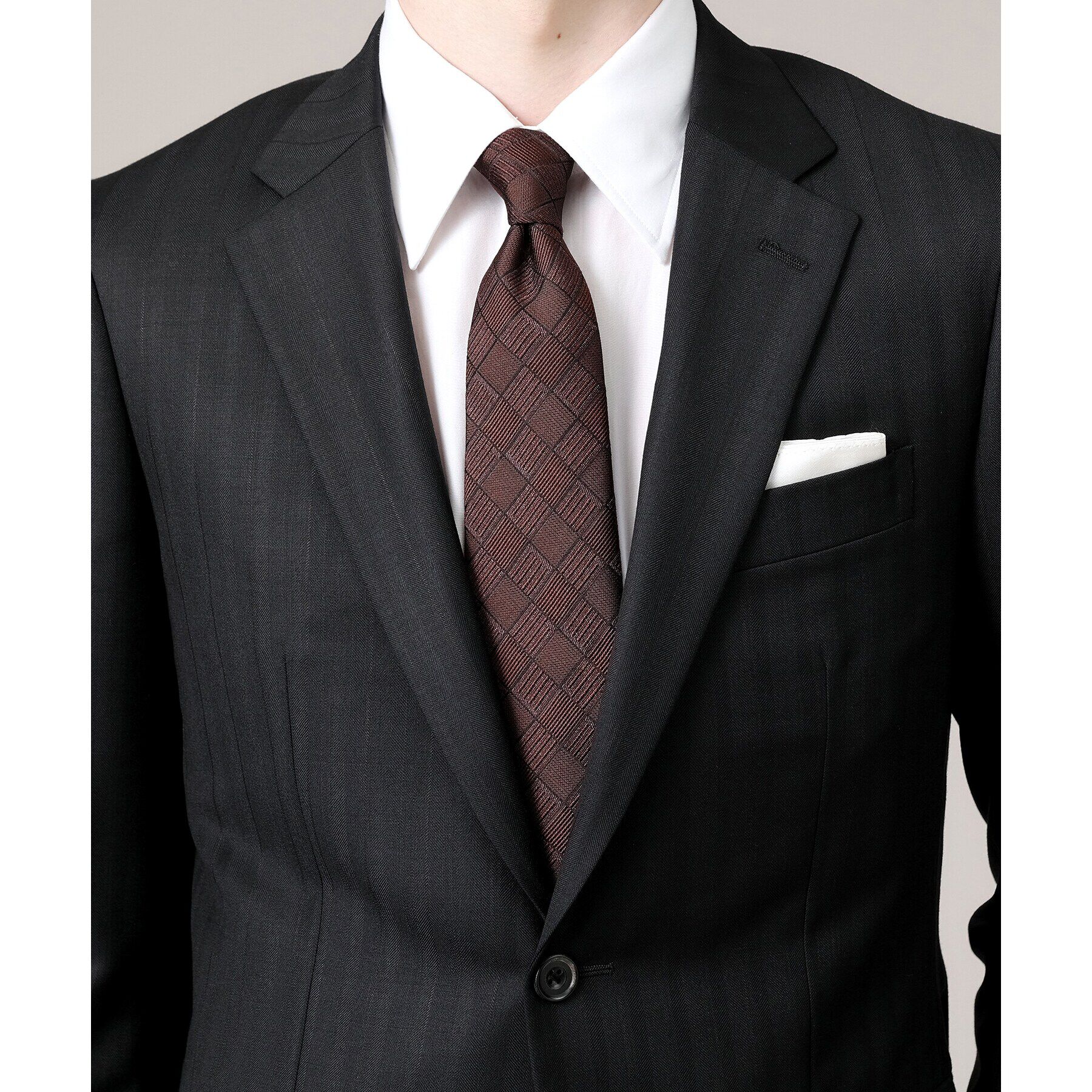 TAKEO KIKUCHI「【Made in JAPAN】ワイルドシルク 源氏香紋 ネクタイ」|ネクタイ・蝶ネクタイ|ﾌﾞﾗｳﾝ(043)