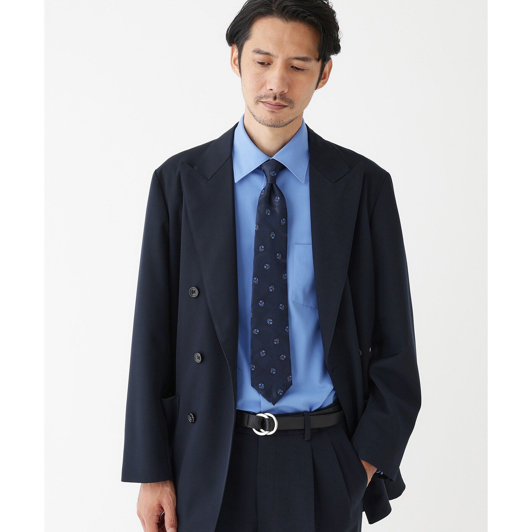 TAKEO KIKUCHI「【THE FLAGSHIP】ギャバ ダブルジャケット」|テーラードジャケット|