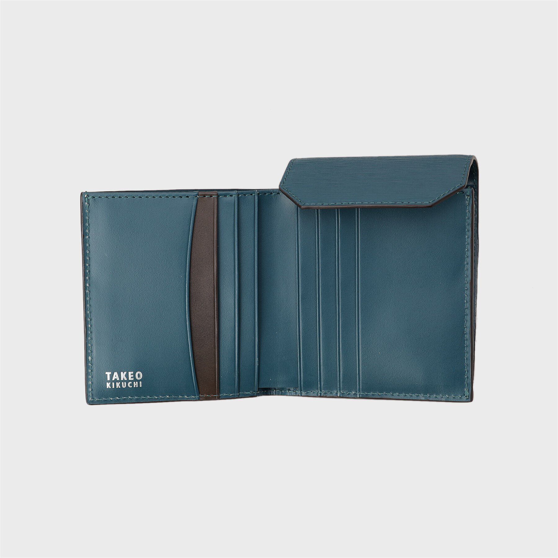 TAKEO KIKUCHI「【NEW レザーリップルシリーズ】 コンパクトウォレット」|財布|