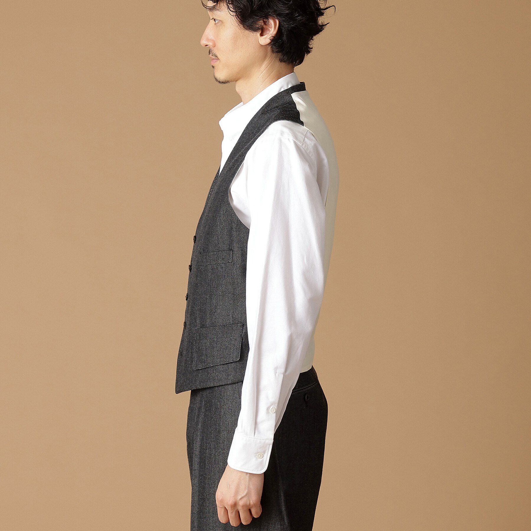 40CARATS&525「【3ピース対応/Made in JAPAN】525DENIM べスト」|ベスト・ジレ|