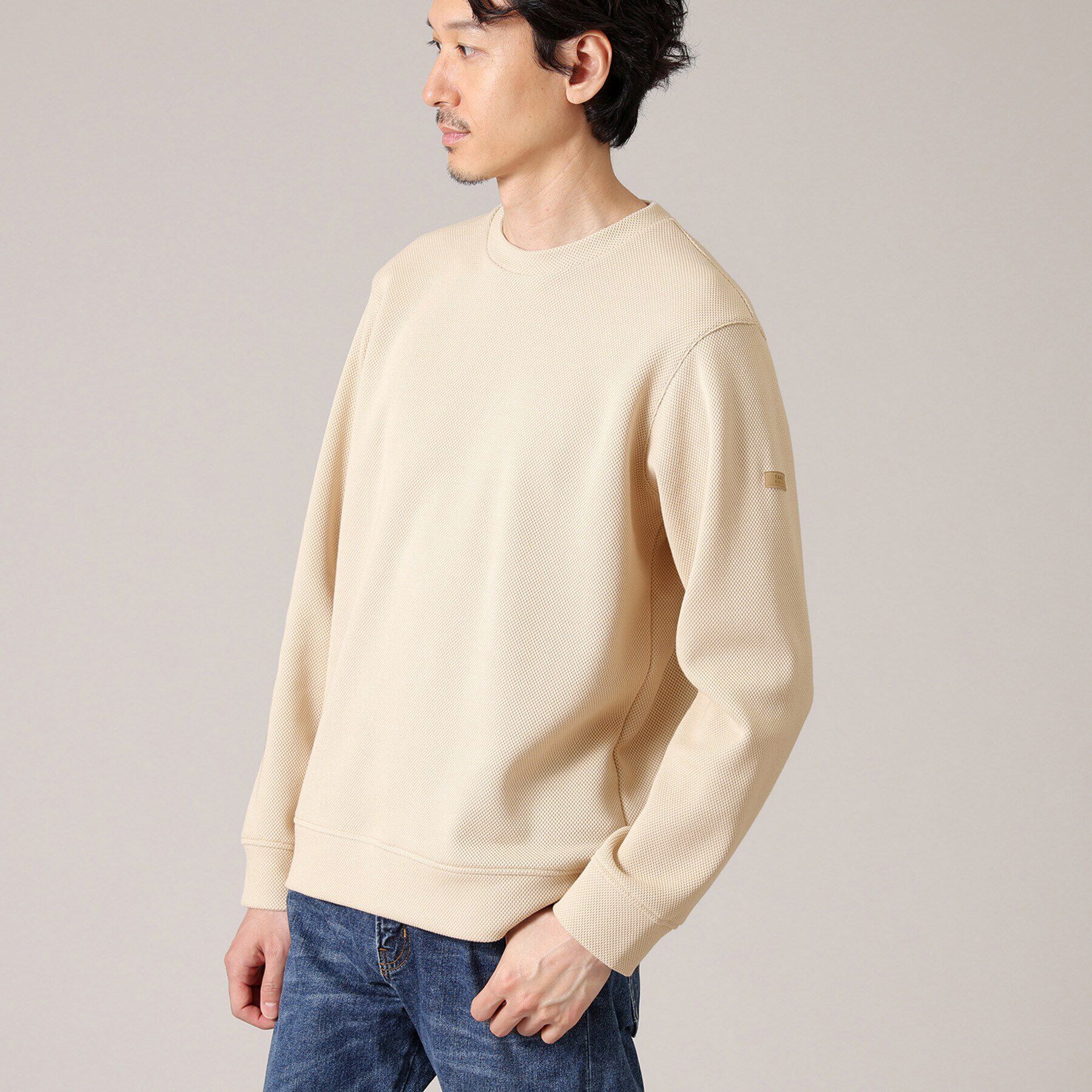 TAKEO KIKUCHI「【尾州織】クルーネック カットソー」|Tシャツ・カットソー|