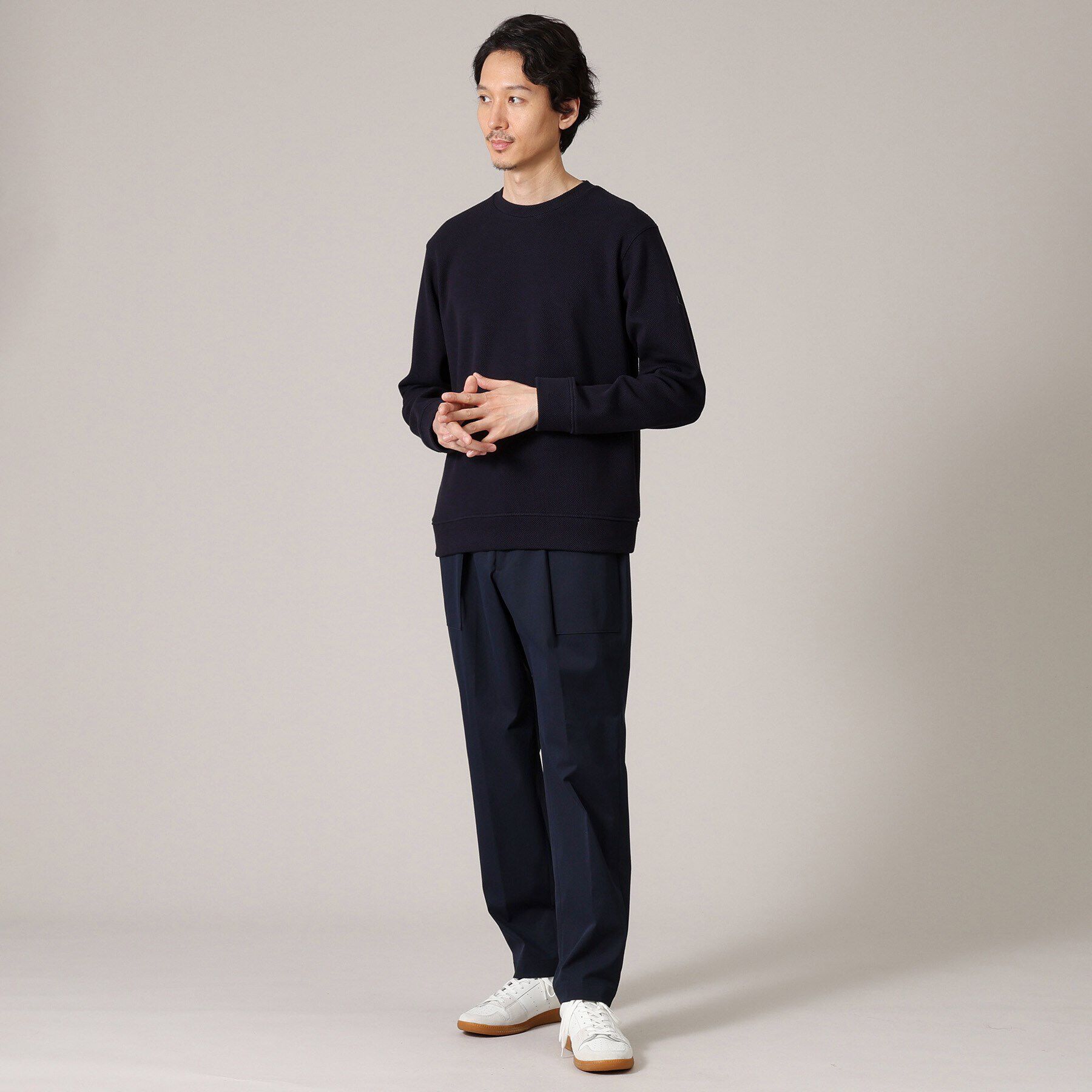 TAKEO KIKUCHI「【尾州織】クルーネック カットソー」|Tシャツ・カットソー|