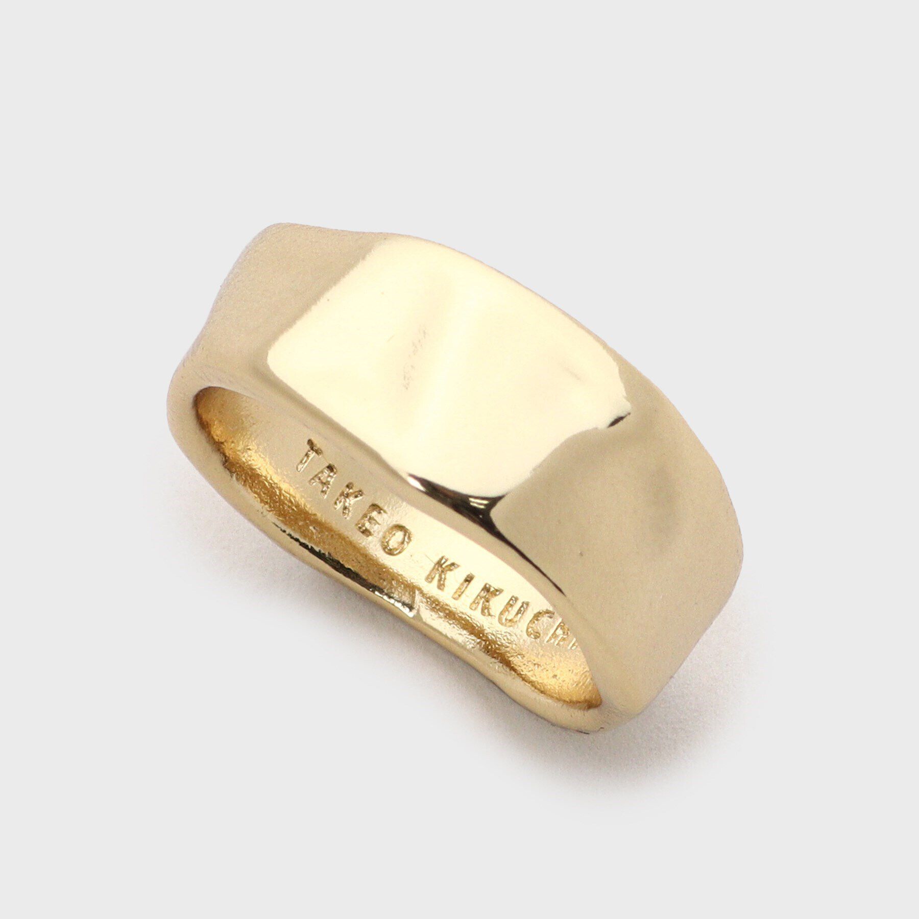 TAKEO KIKUCHI「アンビエント ウエーブ リング」|リング|ｺﾞｰﾙﾄﾞ(007)