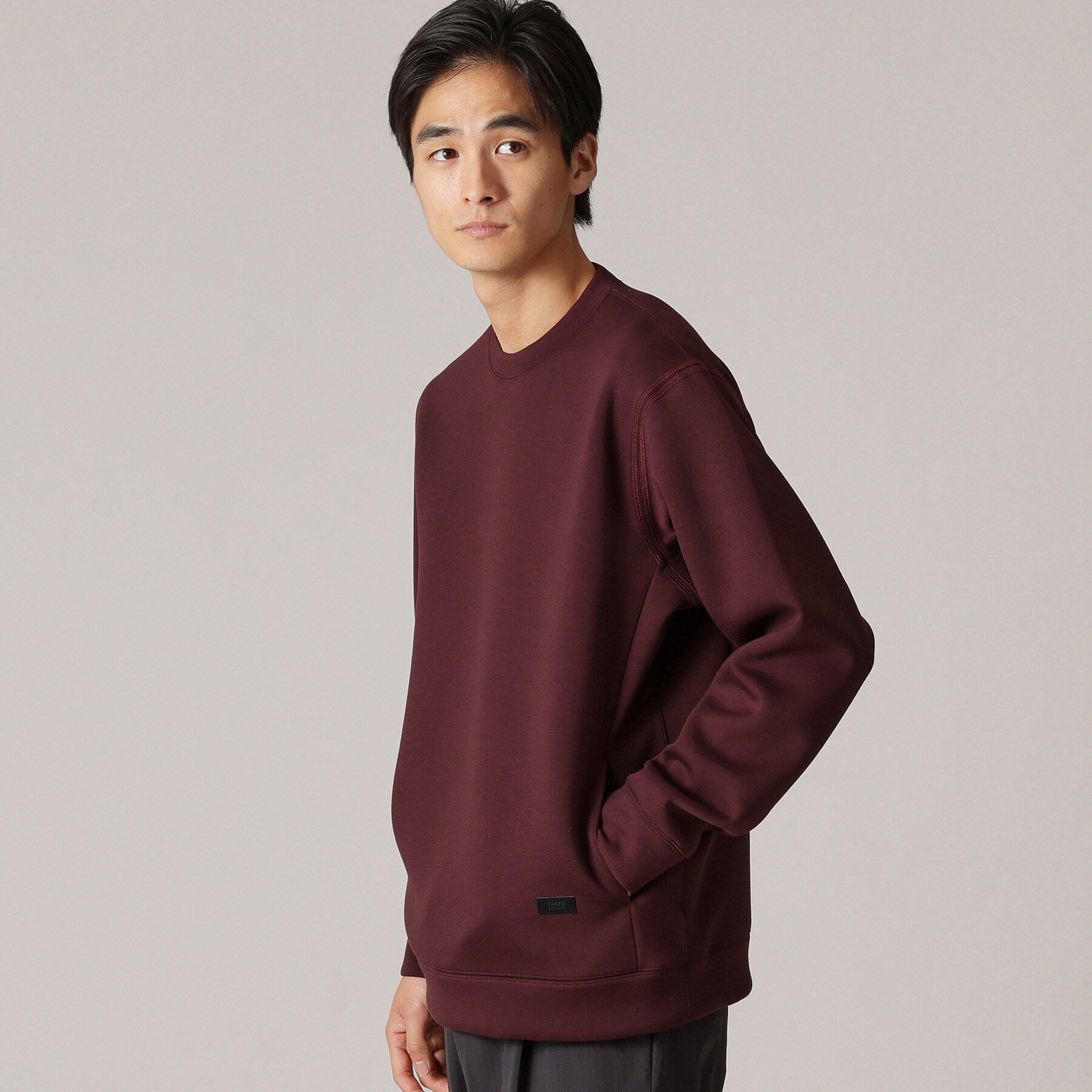 TAKEO KIKUCHI「【Made in JAPAN】エアダン クルーネック プルオーバー」|パーカー|