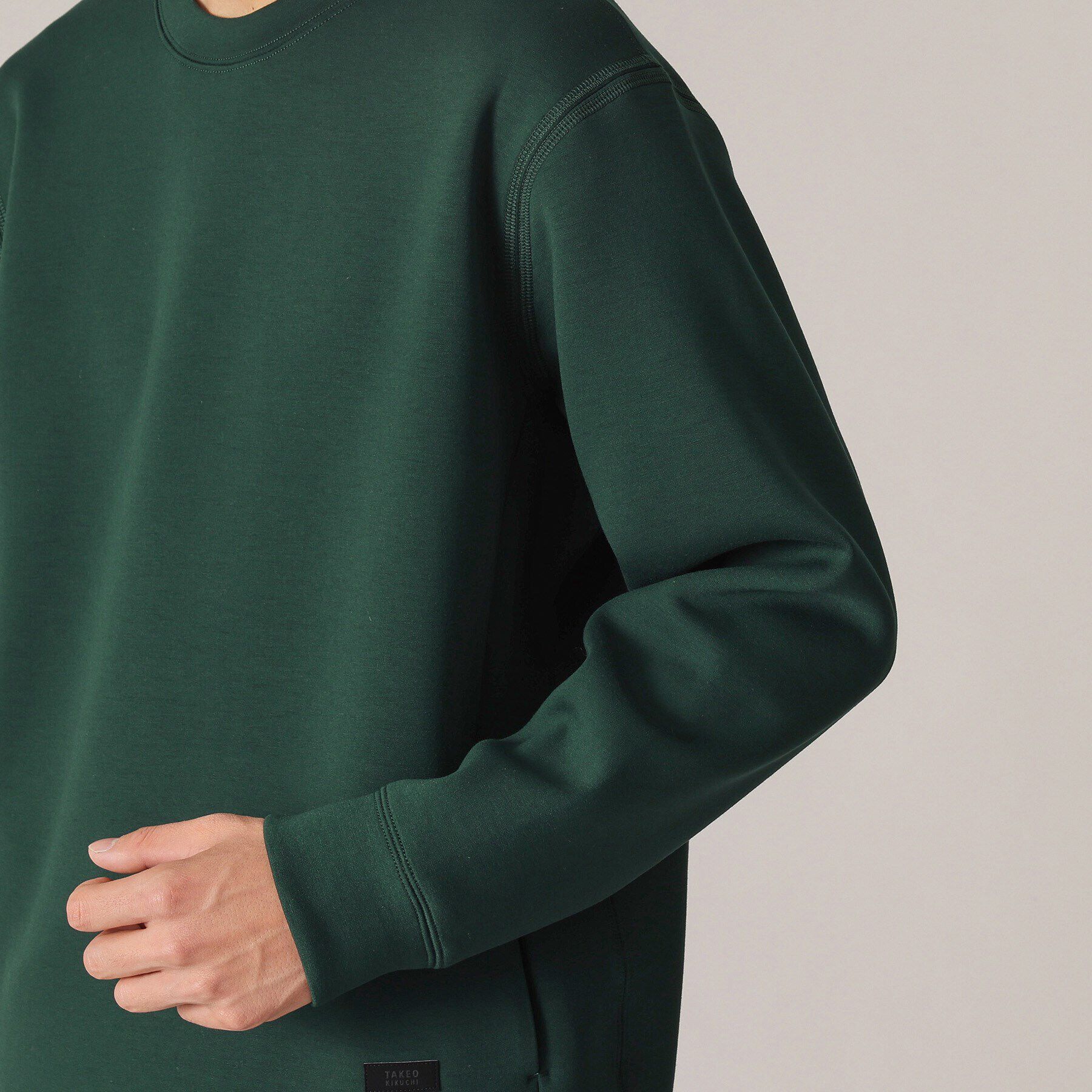 TAKEO KIKUCHI「【Made in JAPAN】エアダン クルーネック プルオーバー」|パーカー|