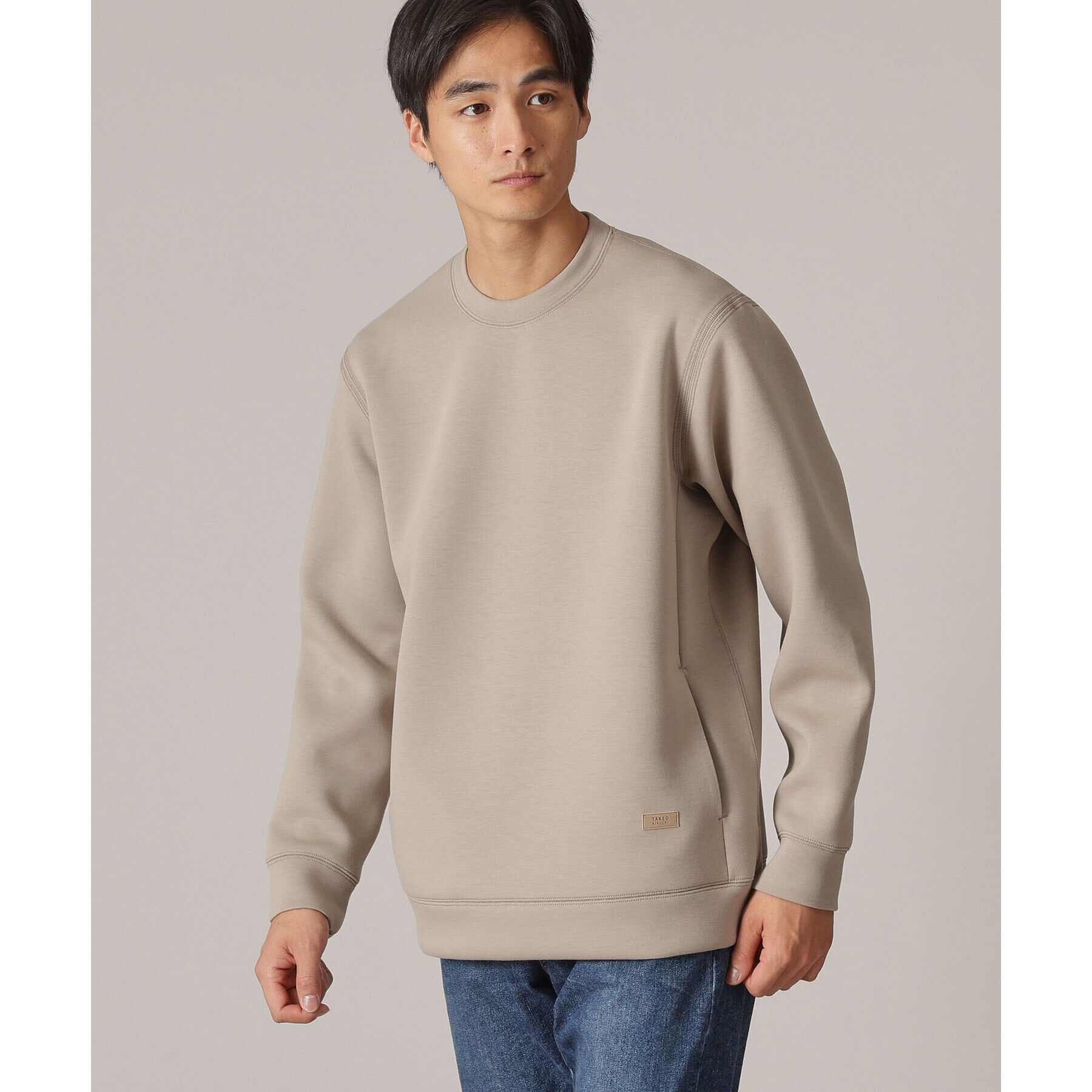 TAKEO KIKUCHI「【Made in JAPAN】エアダン クルーネック プルオーバー」|パーカー|