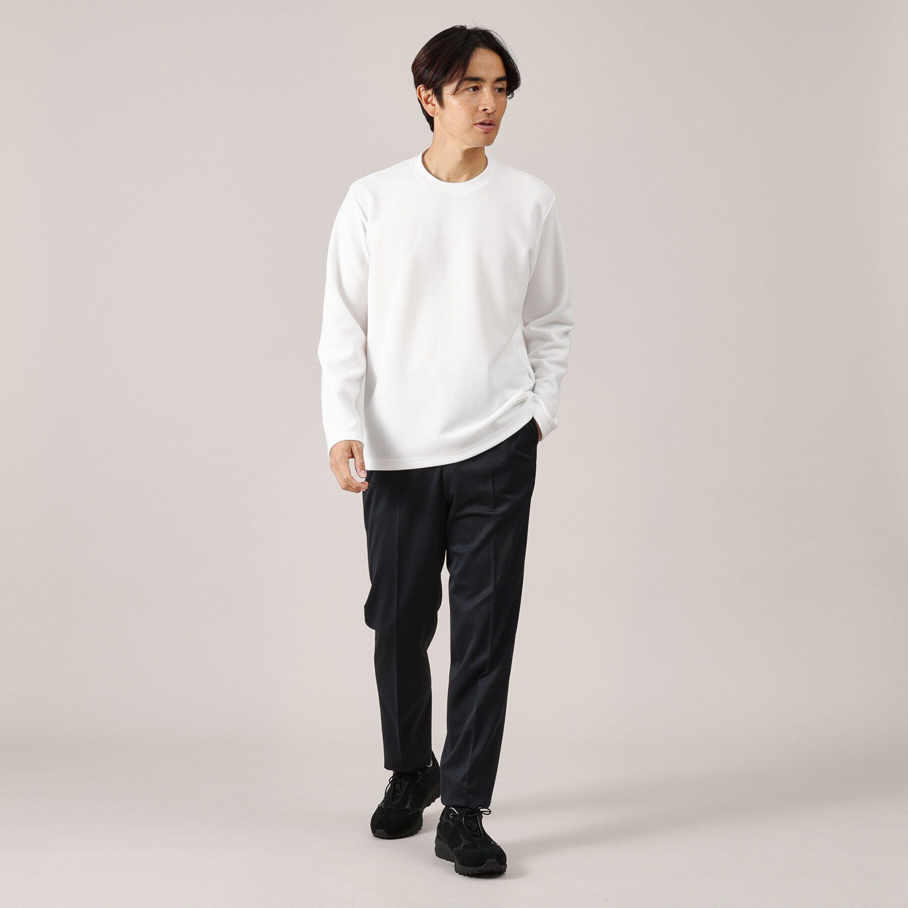 TAKEO KIKUCHI「尾州ラッセル プルオーバー」|Tシャツ・カットソー|