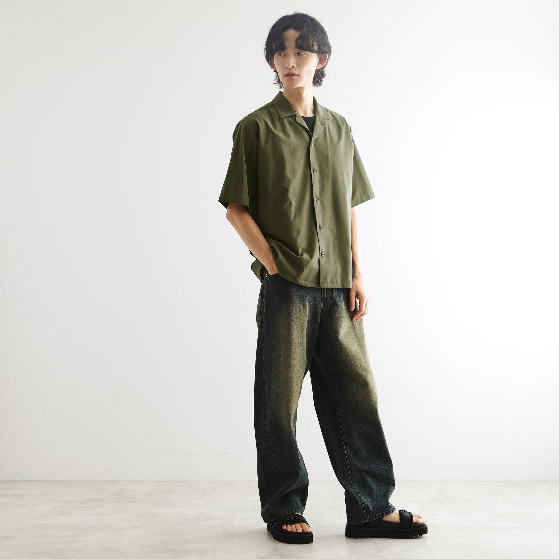 tk.TAKEO KIKUCHI「【マシンウォッシャブル/吸水速乾】ポリトロシャツ　セットアップ対応」|シャツ・ブラウス|