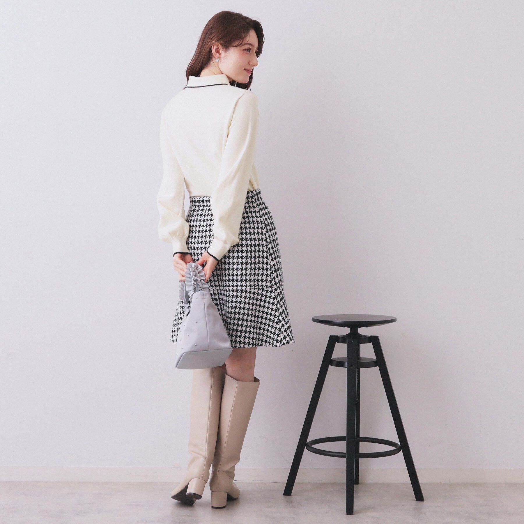 index「ヘンリーパールミニボウタイニット【洗濯機OK】」|ニット・セーター|