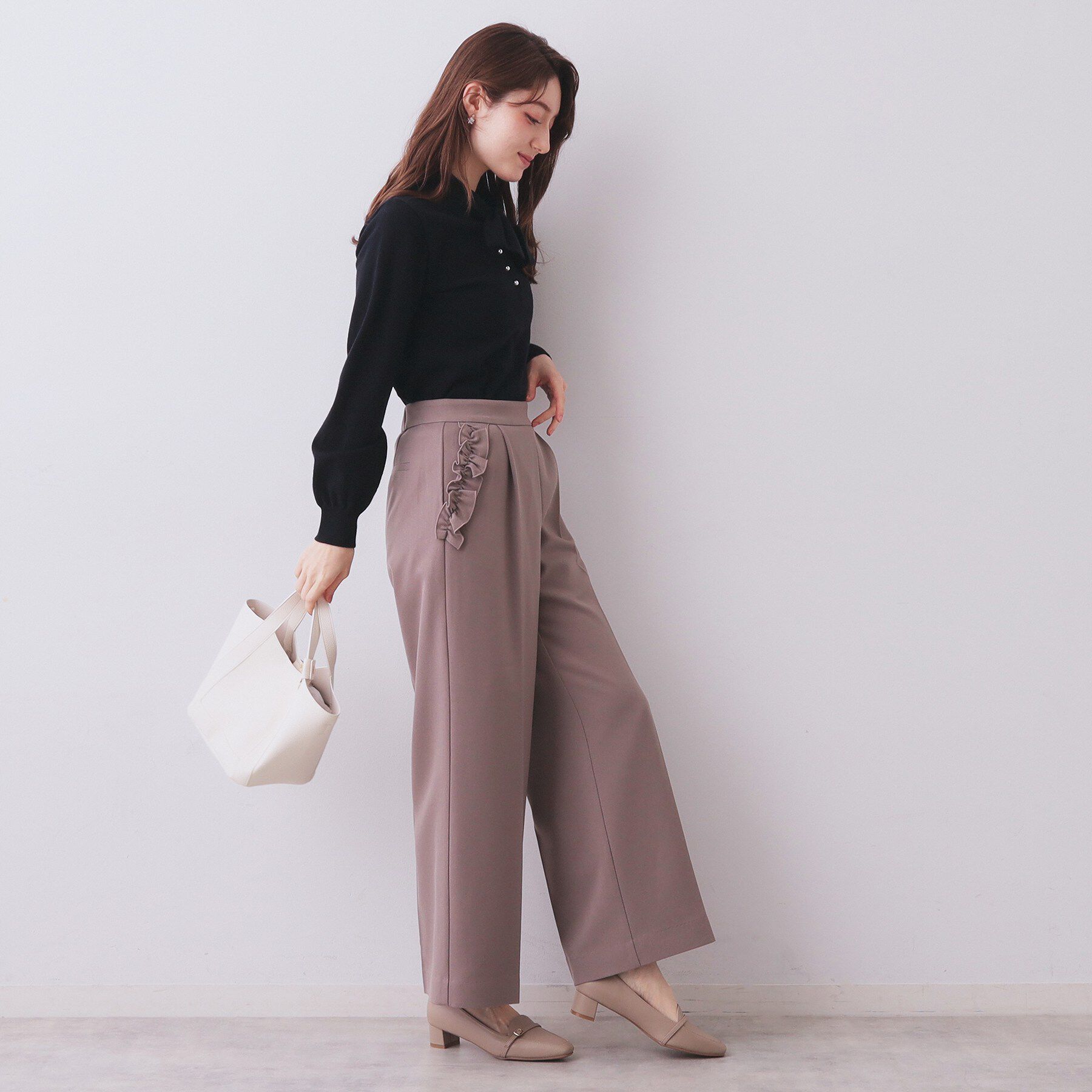 index「ヘンリーパールミニボウタイニット【洗濯機OK】」|ニット・セーター|