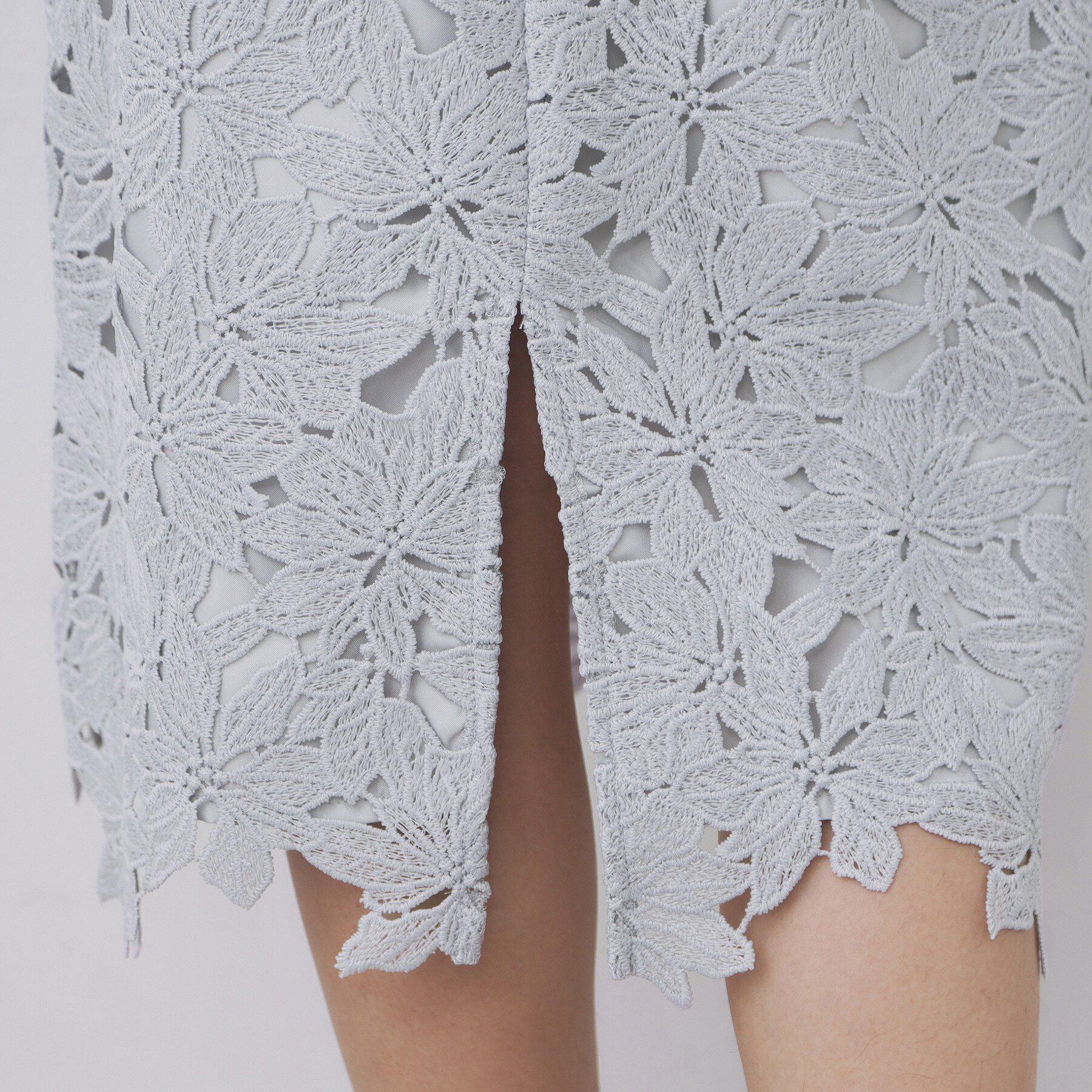 index「フラワーレースタイトスカート【洗濯機OK】」|スカート|