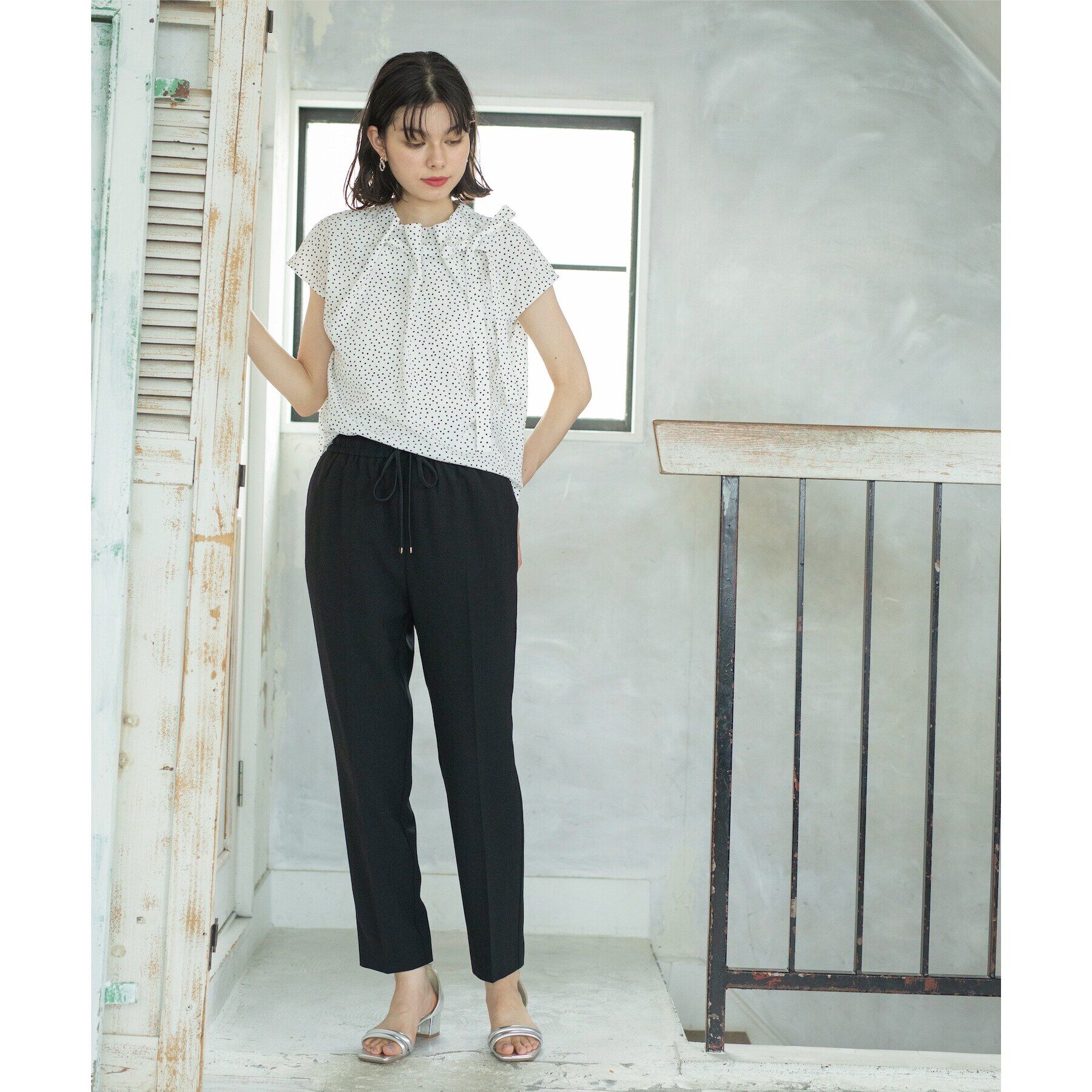 OPAQUE.CLIP「≪SS-LLsize≫ ストレッチ美脚イージーテーパードパンツ/セットアップ対応 【防シワ/抗ピル/」|その他|