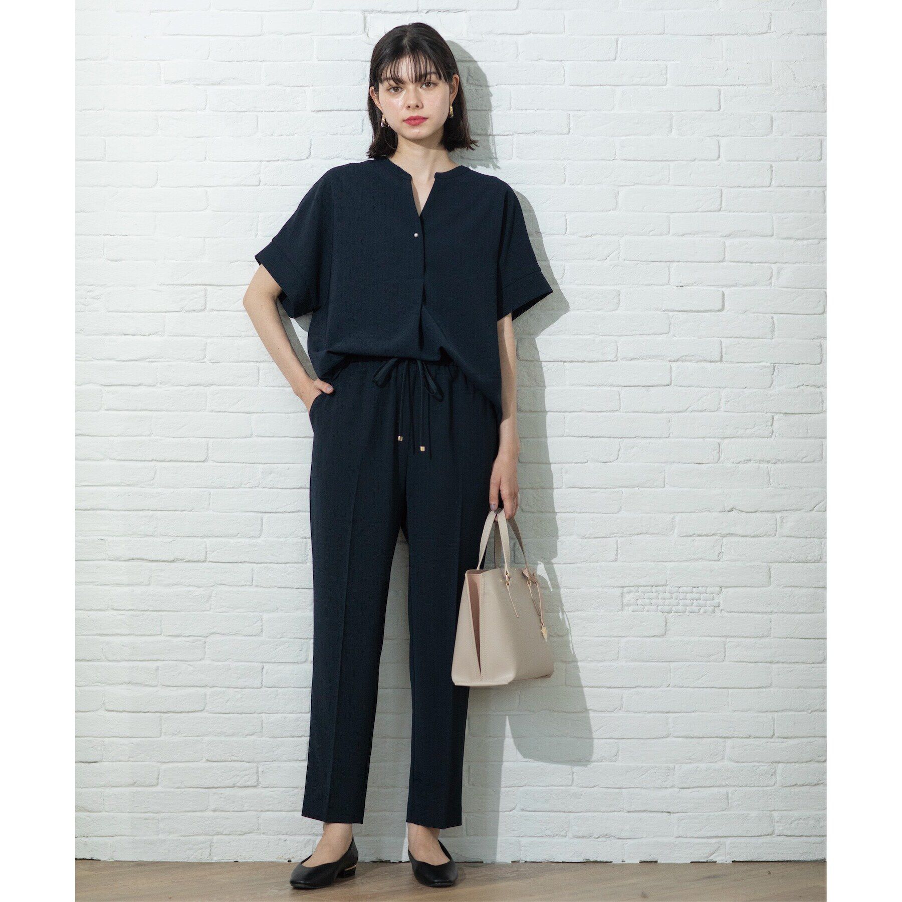 OPAQUE.CLIP「≪SS-LLsize≫ ストレッチ美脚イージーテーパードパンツ/セットアップ対応 【防シワ/抗ピル/」|その他|