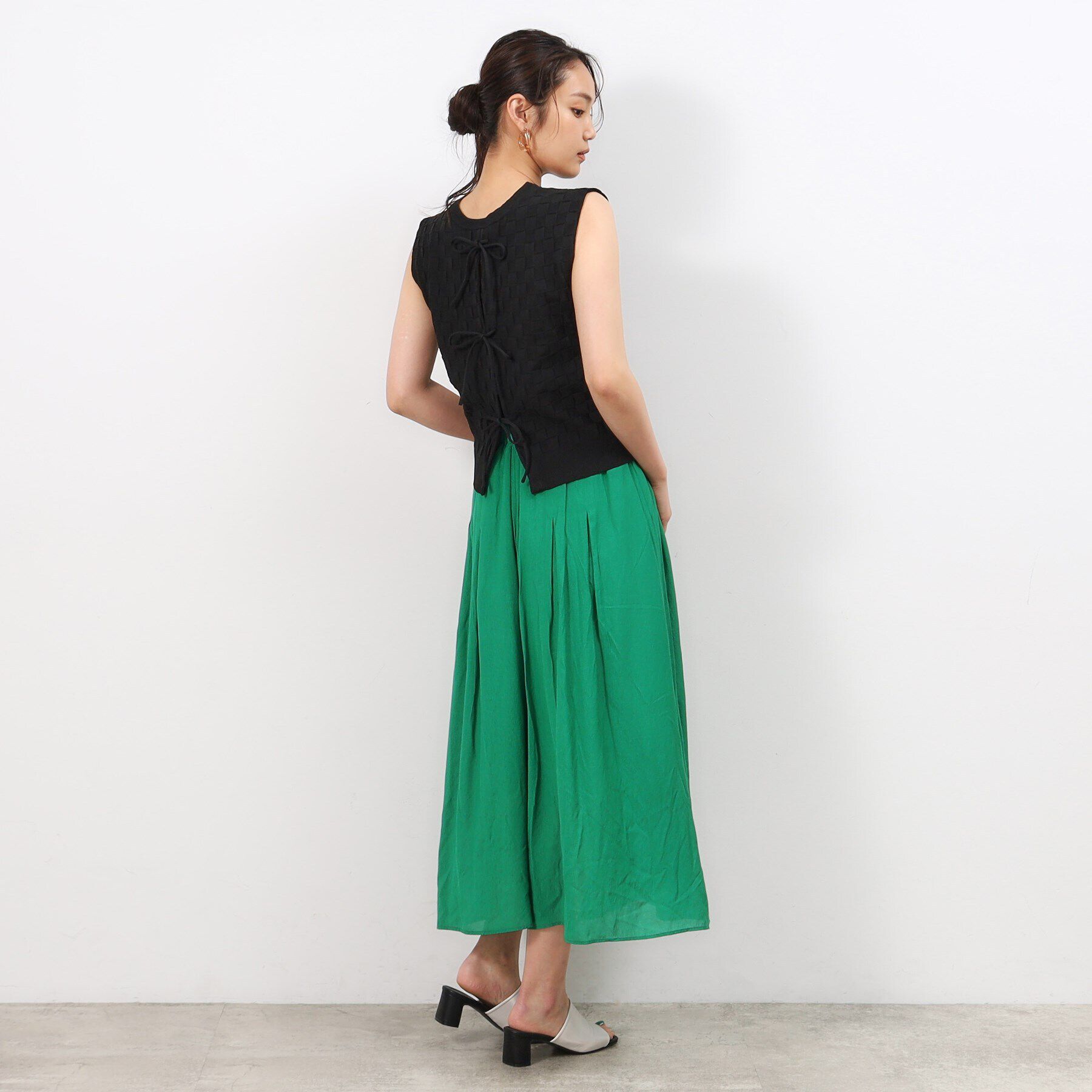 OPAQUE.CLIP「前後2WAY リボンデザインニット【洗濯機洗い可/抗ピル】」|ニット・セーター|