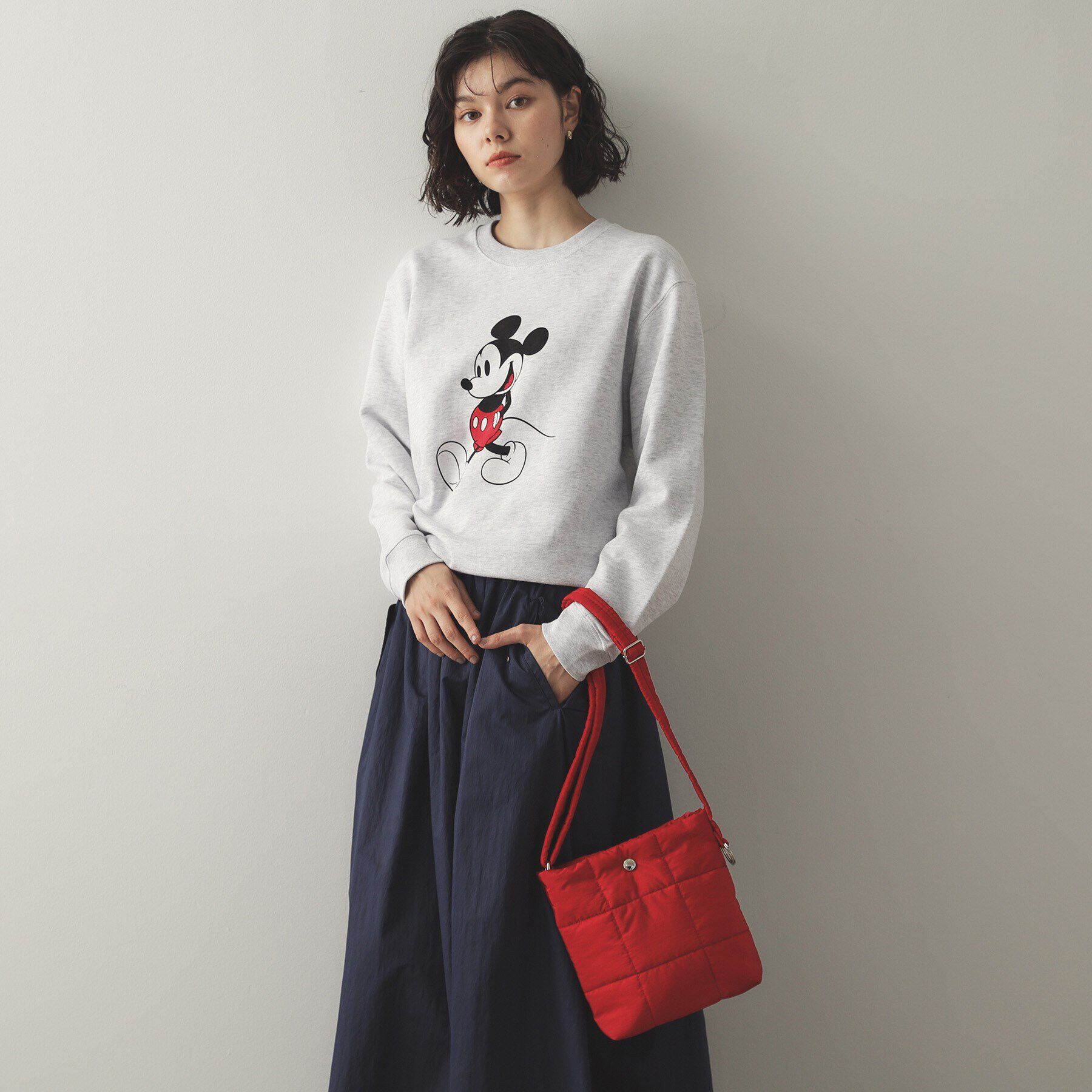 OPAQUE.CLIP「【10色展開／軽量／長さ調整可能】マチ付きクリアポケットミニショルダーバッグ」|ショルダー・メッセンジャー|