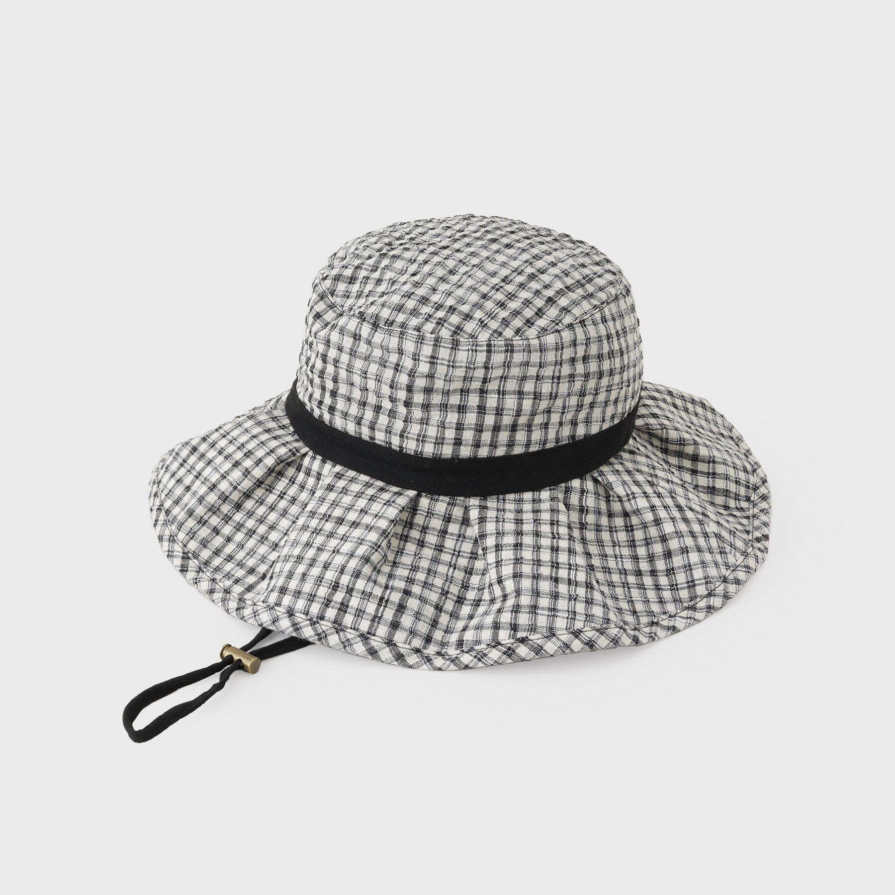 OPAQUE.CLIP「フリルバケットハット」|ハット|ブラック(219)