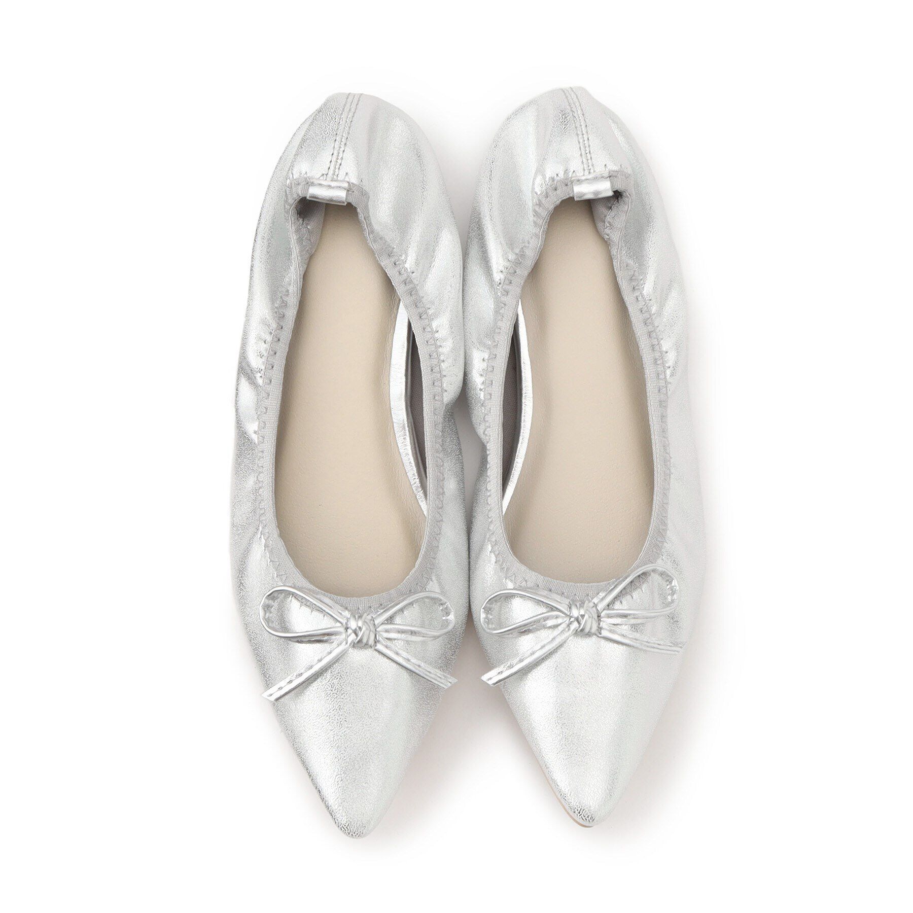 Couture broach「ギャザーポインテッドパンプス」|パンプス|