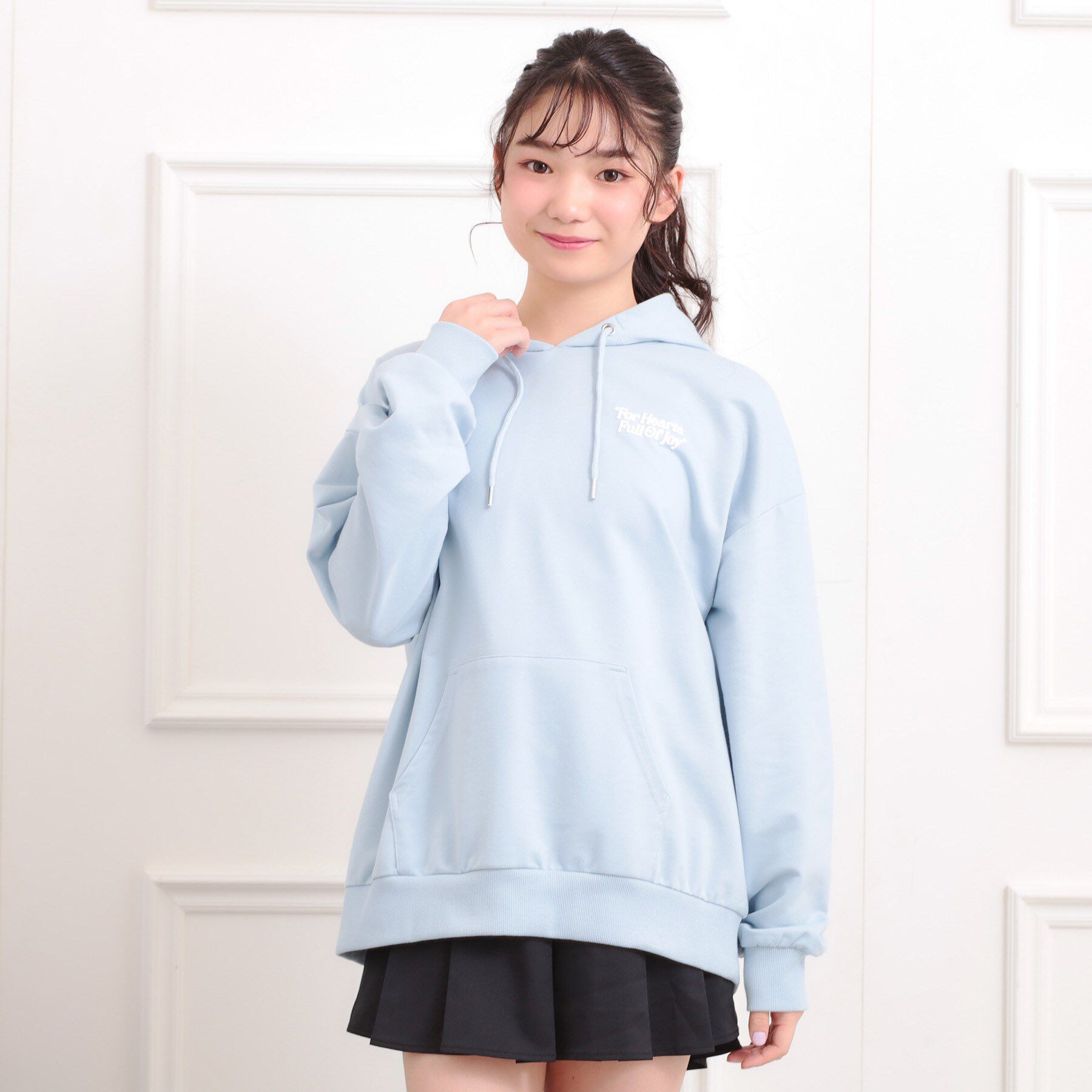 PINK-latte「バック発泡プリントパーカー」|パーカー|