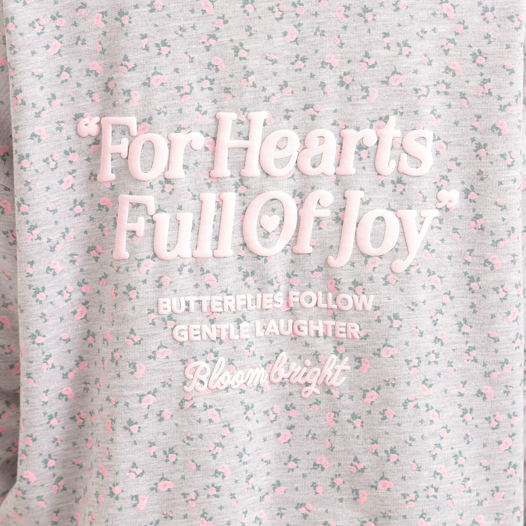 PINK-latte「バック発泡プリントパーカー」|パーカー|