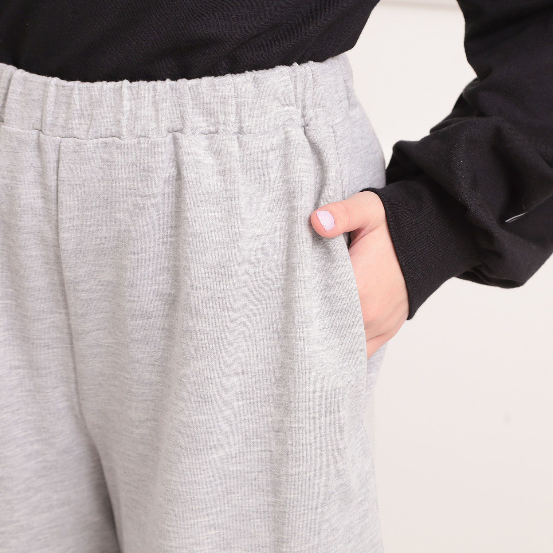 PINK-latte「【セットアイテム】ミニ裏毛レースアップ＋キュロットパンツ」|その他|