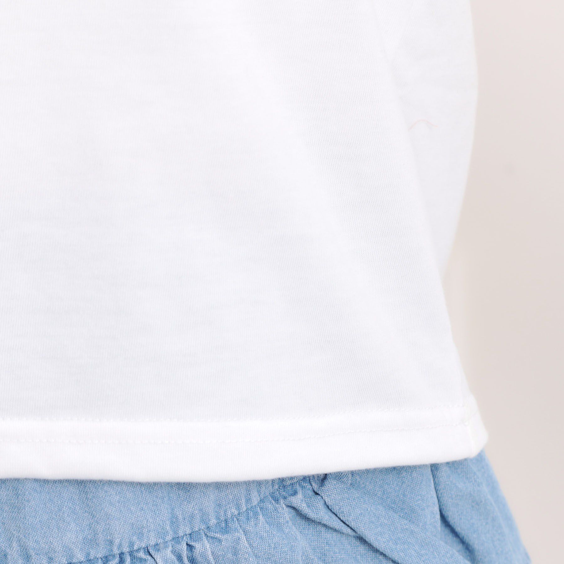 PINK-latte「【セットアイテム】短丈デニムシャツ＋ロンT」|その他|