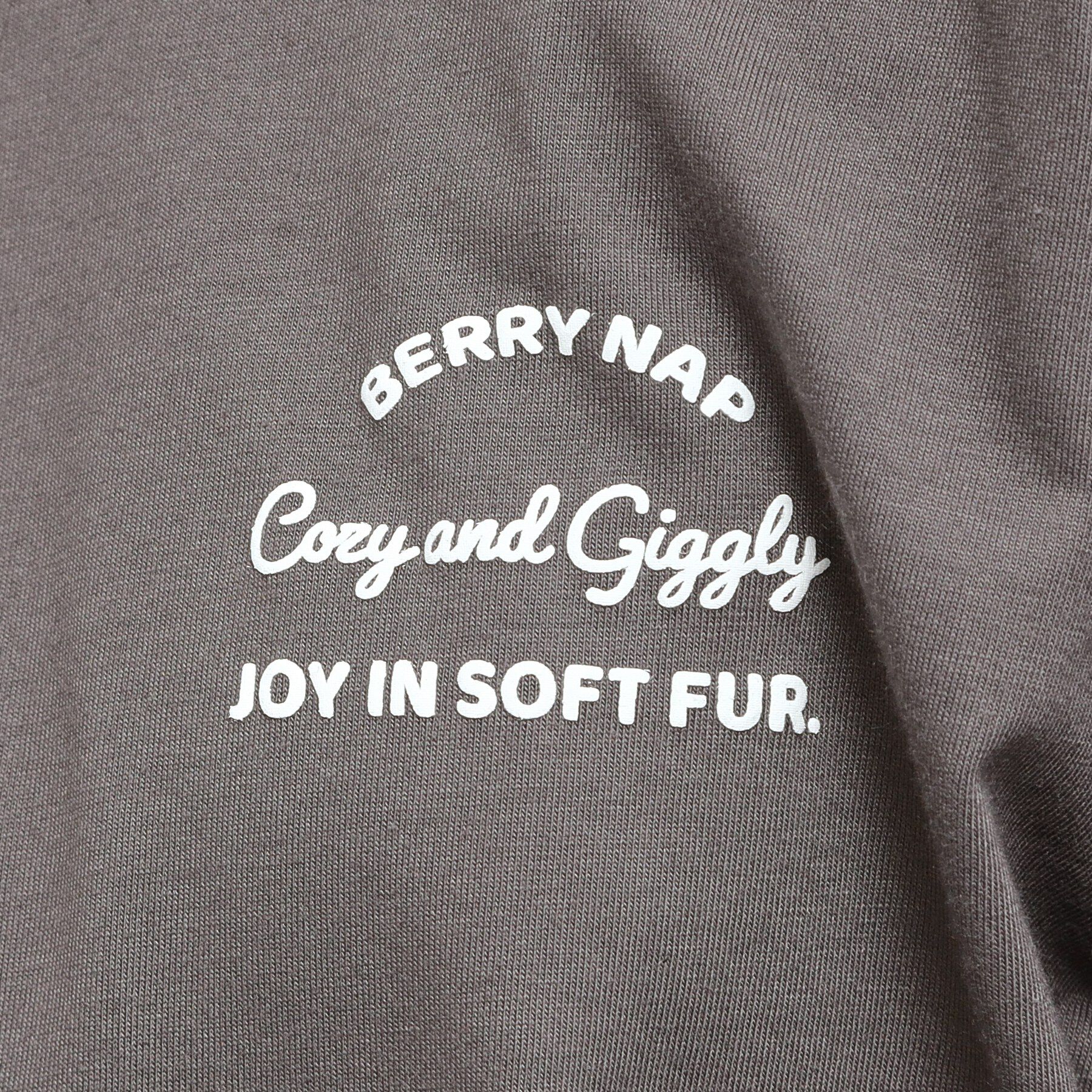 PINK-latte「発泡クリームくまちゃんロンT」|Tシャツ・カットソー|