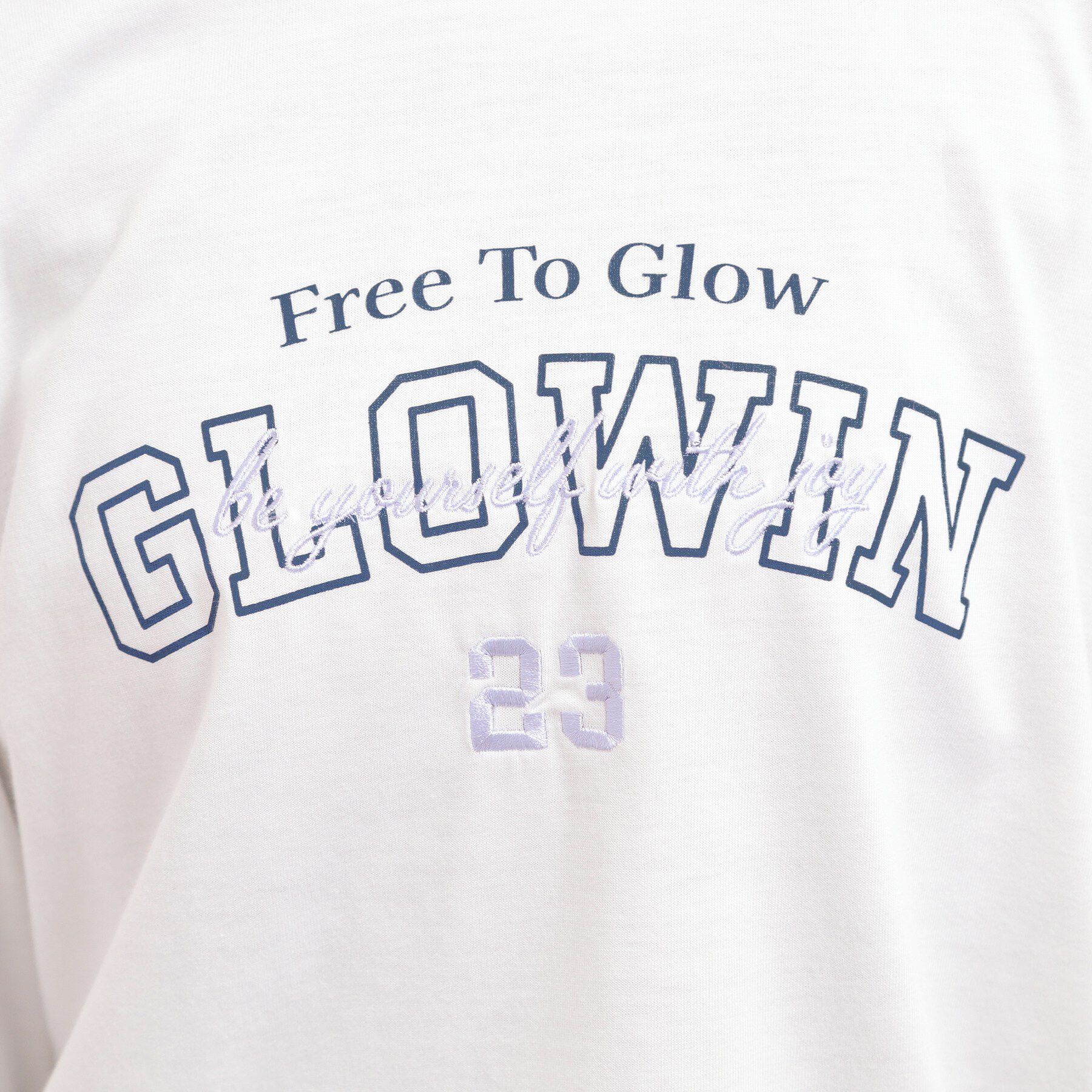 PINK-latte「プチプラカレッジロゴT」|Tシャツ・カットソー|