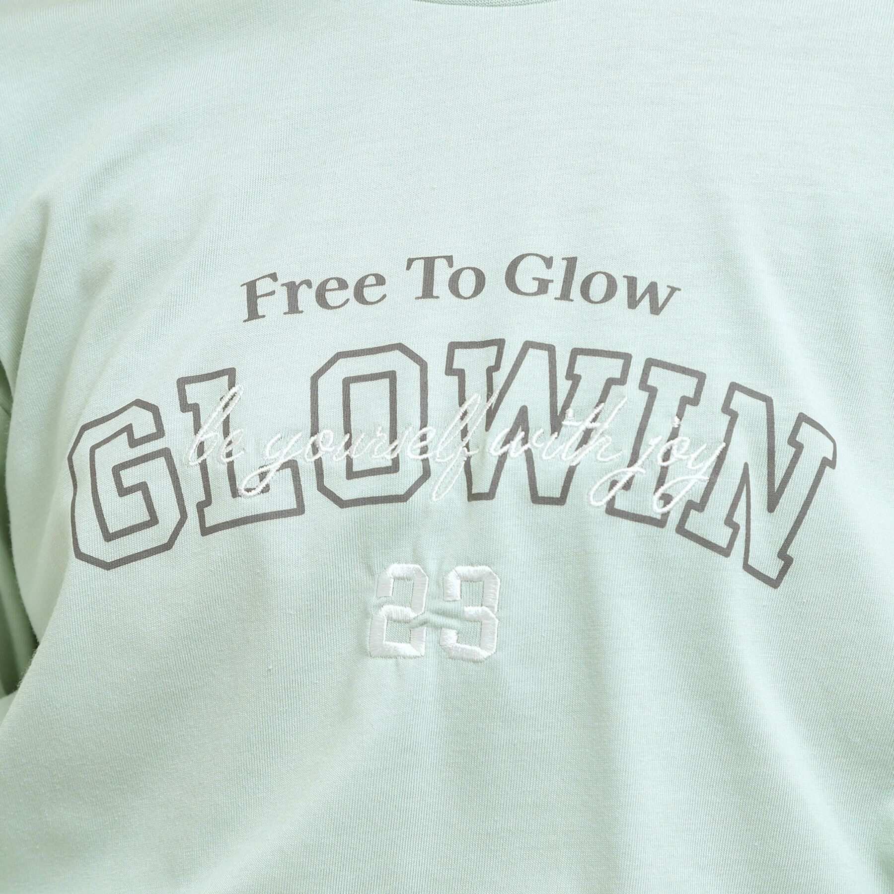 PINK-latte「プチプラカレッジロゴT」|Tシャツ・カットソー|