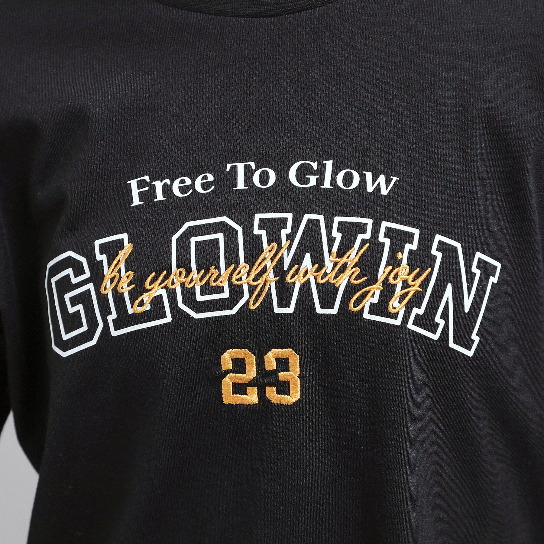 PINK-latte「プチプラカレッジロゴT」|Tシャツ・カットソー|