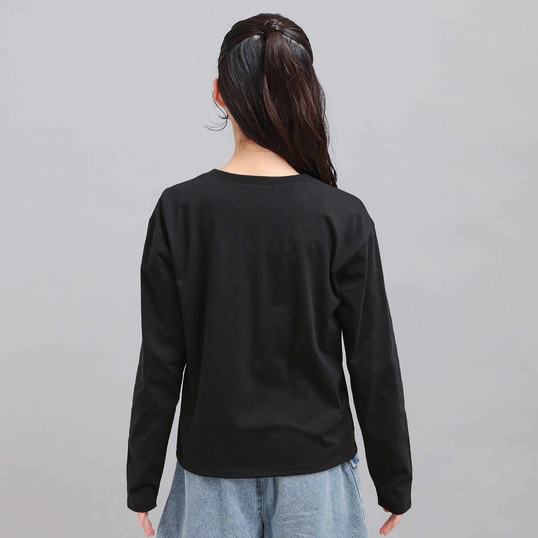 PINK-latte「プチプラカレッジロゴT」|Tシャツ・カットソー|