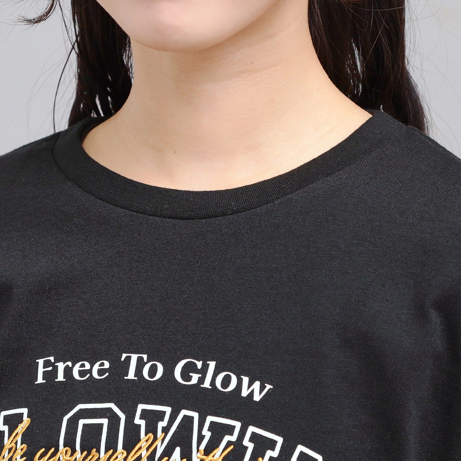 PINK-latte「プチプラカレッジロゴT」|Tシャツ・カットソー|