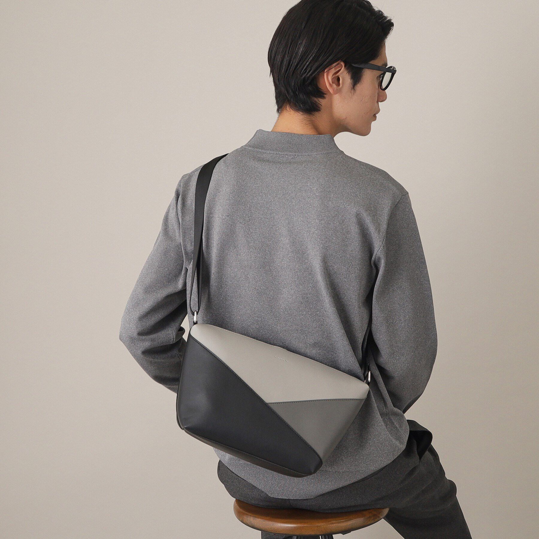 THE SHOP TK「パネルラインショルダーバッグ」|ショルダー・メッセンジャー|