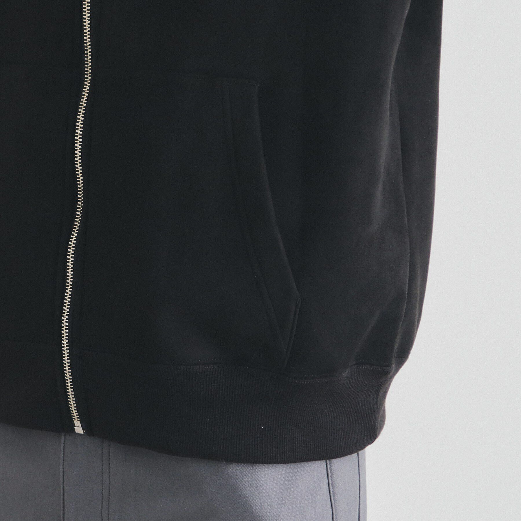 THE SHOP TK「スウェードライクダンボールジップパーカー」|パーカー|