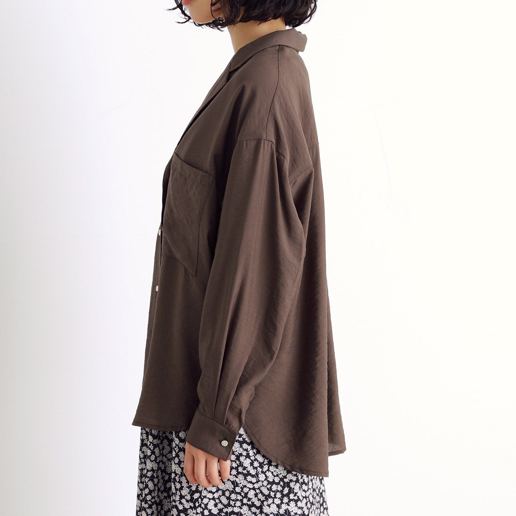 THE SHOP TK「テーラードカラーシャツ【洗える】」|シャツ・ブラウス|