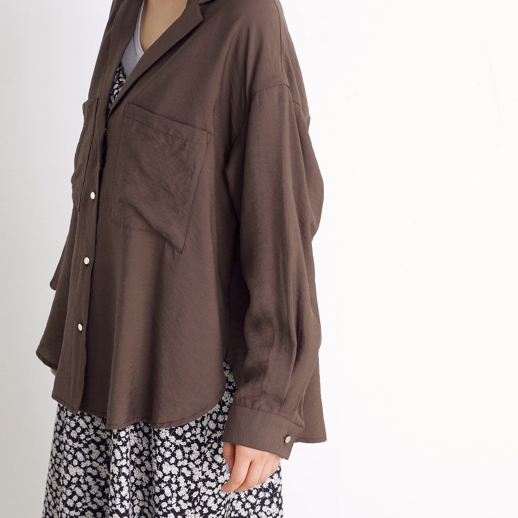 THE SHOP TK「テーラードカラーシャツ【洗える】」|シャツ・ブラウス|