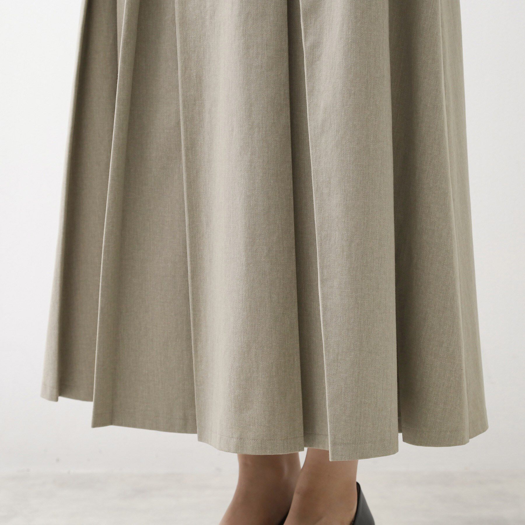 THE SHOP TK「フラップタックスカート【洗える】」|スカート|