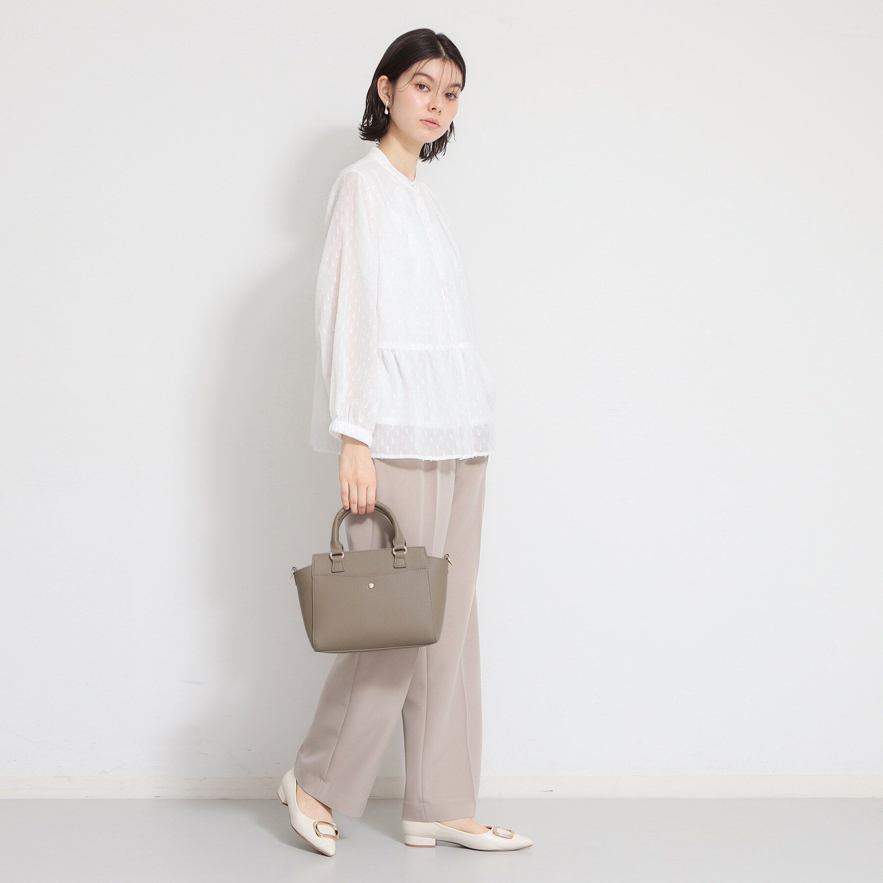 THE SHOP TK「シュリンクミドルトートBAG」|トートバッグ|