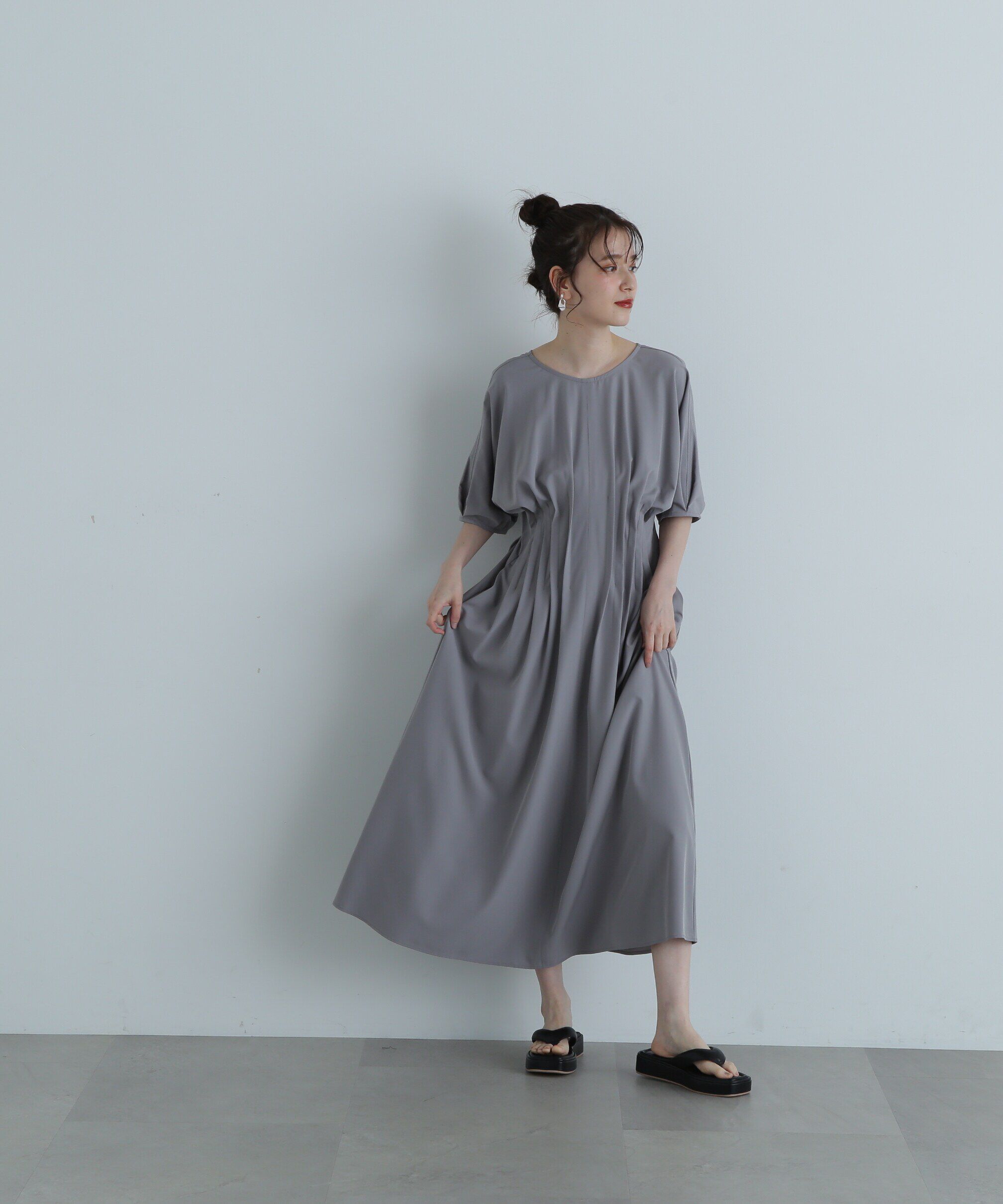  「ウエストタックワンピース《S Size Line》」|ワンピース|