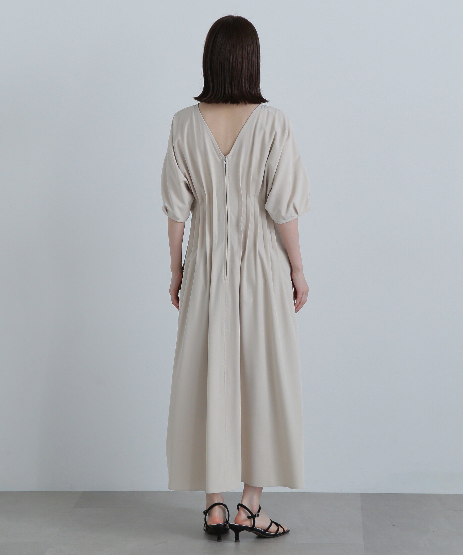  「ウエストタックワンピース《S Size Line》」|ワンピース|