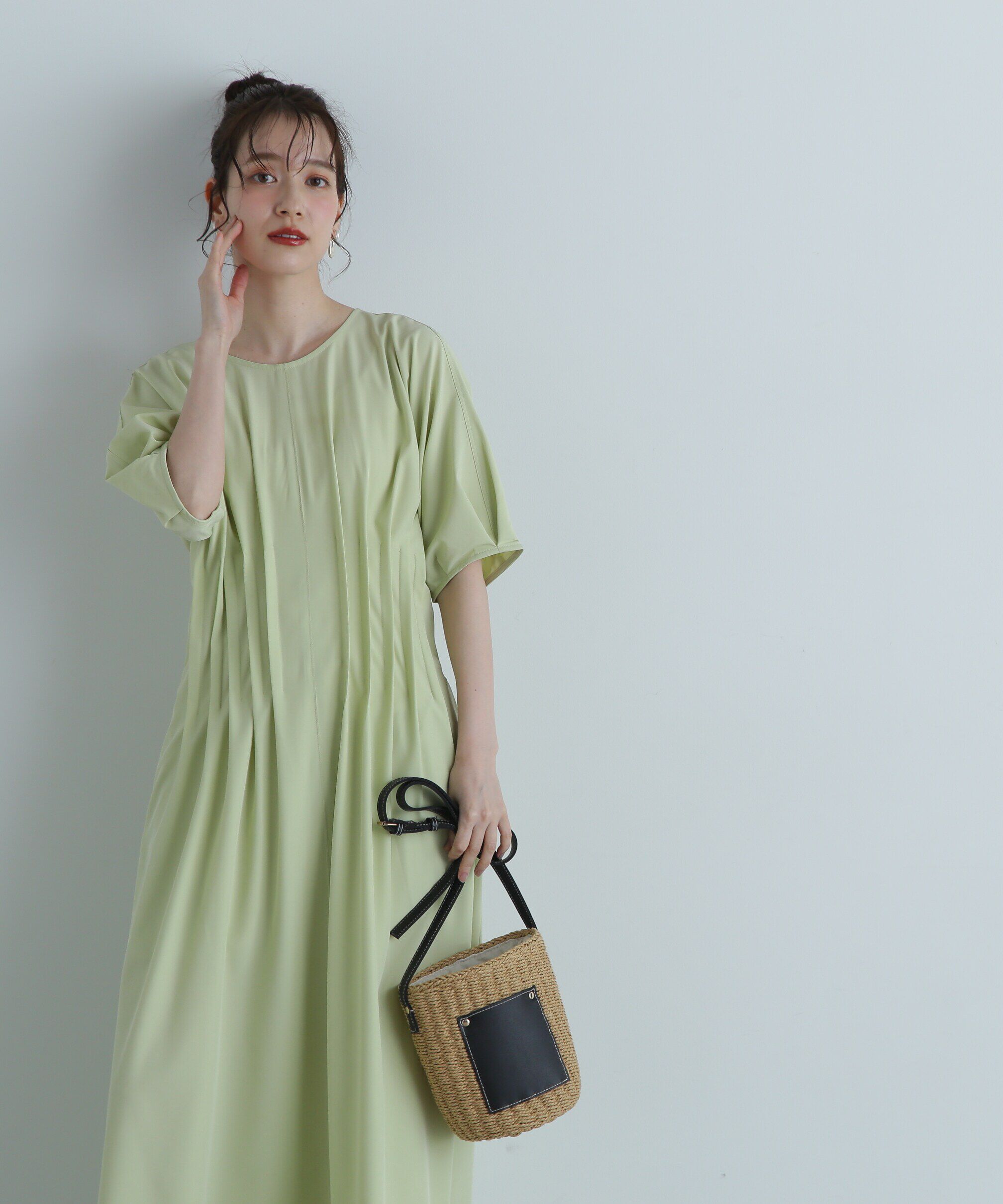  「ウエストタックワンピース《S Size Line》」|ワンピース|