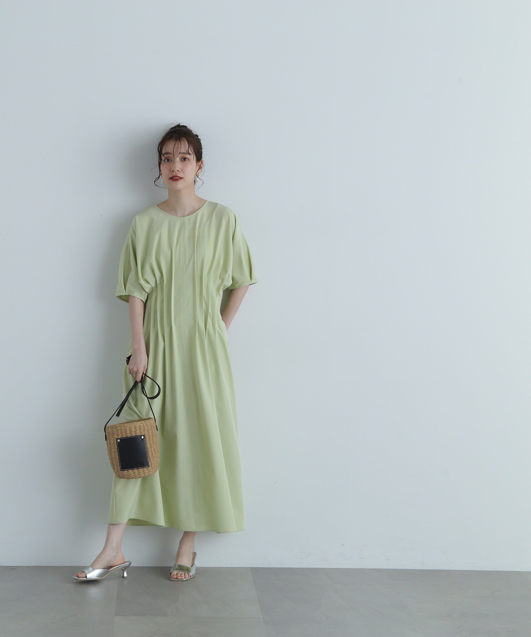  「ウエストタックワンピース《S Size Line》」|ワンピース|