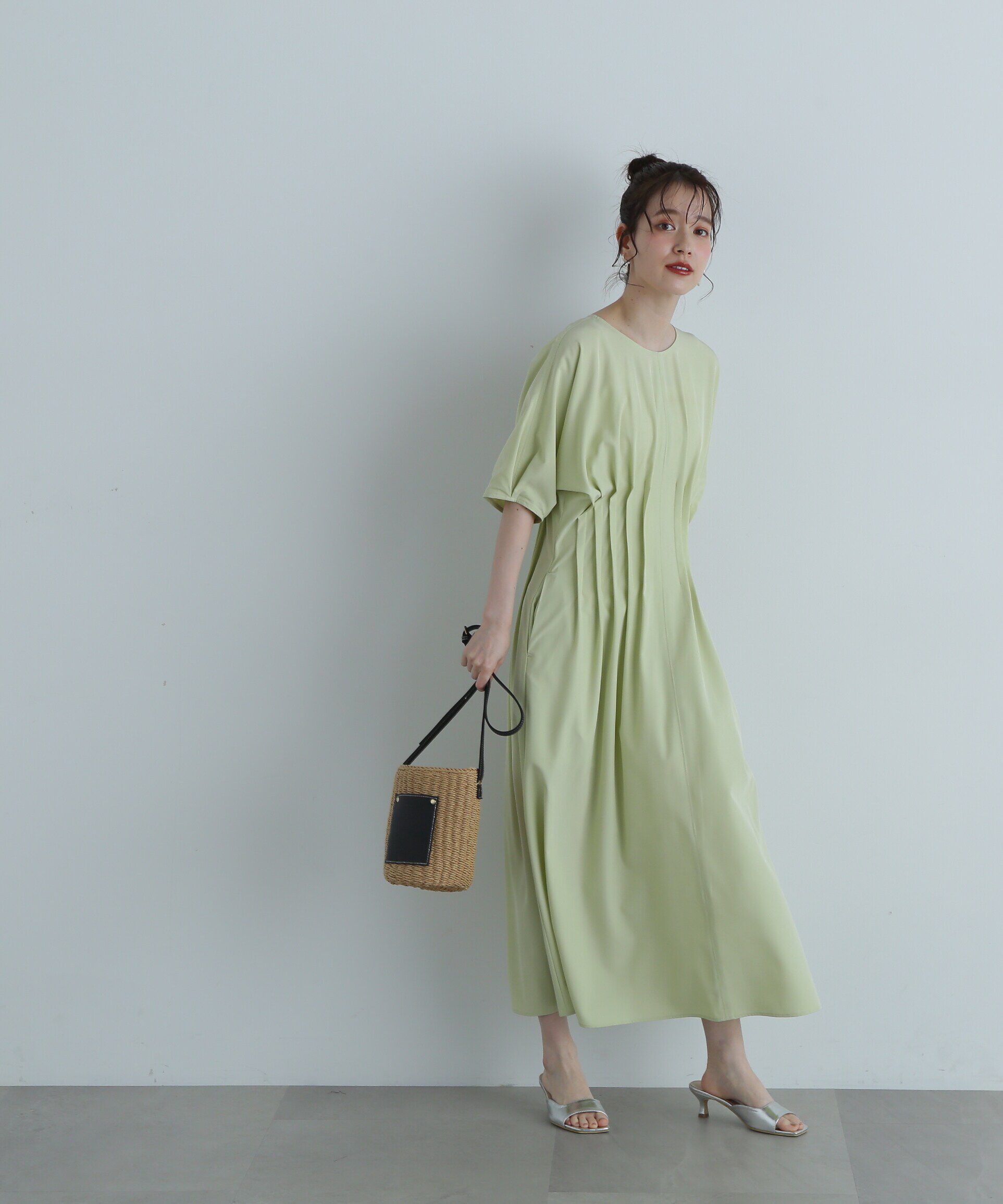  「ウエストタックワンピース《S Size Line》」|ワンピース|