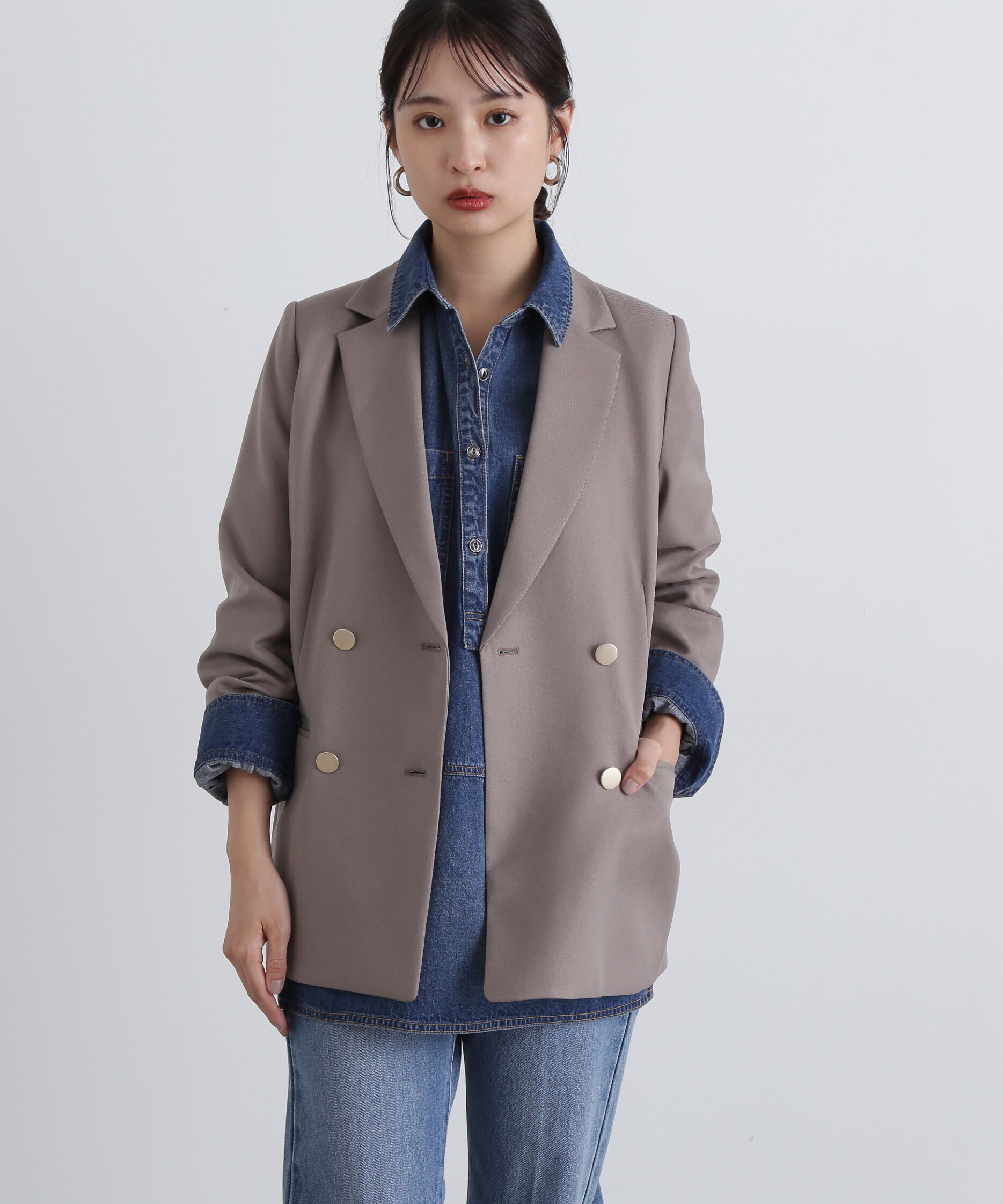  「ダブルブレストテーラードジャケット」|その他|