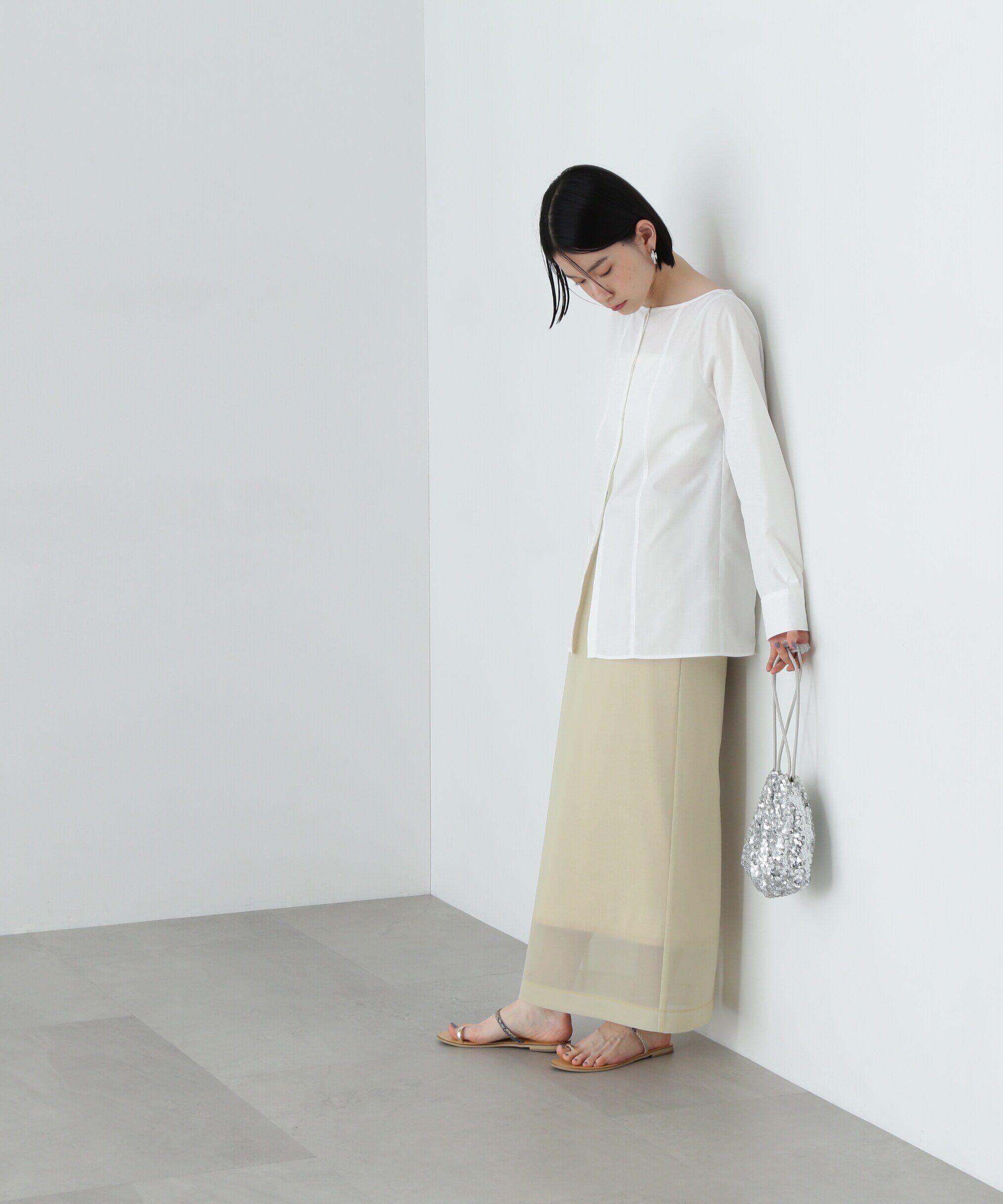  「シアーボンディングスカート」|スカート|