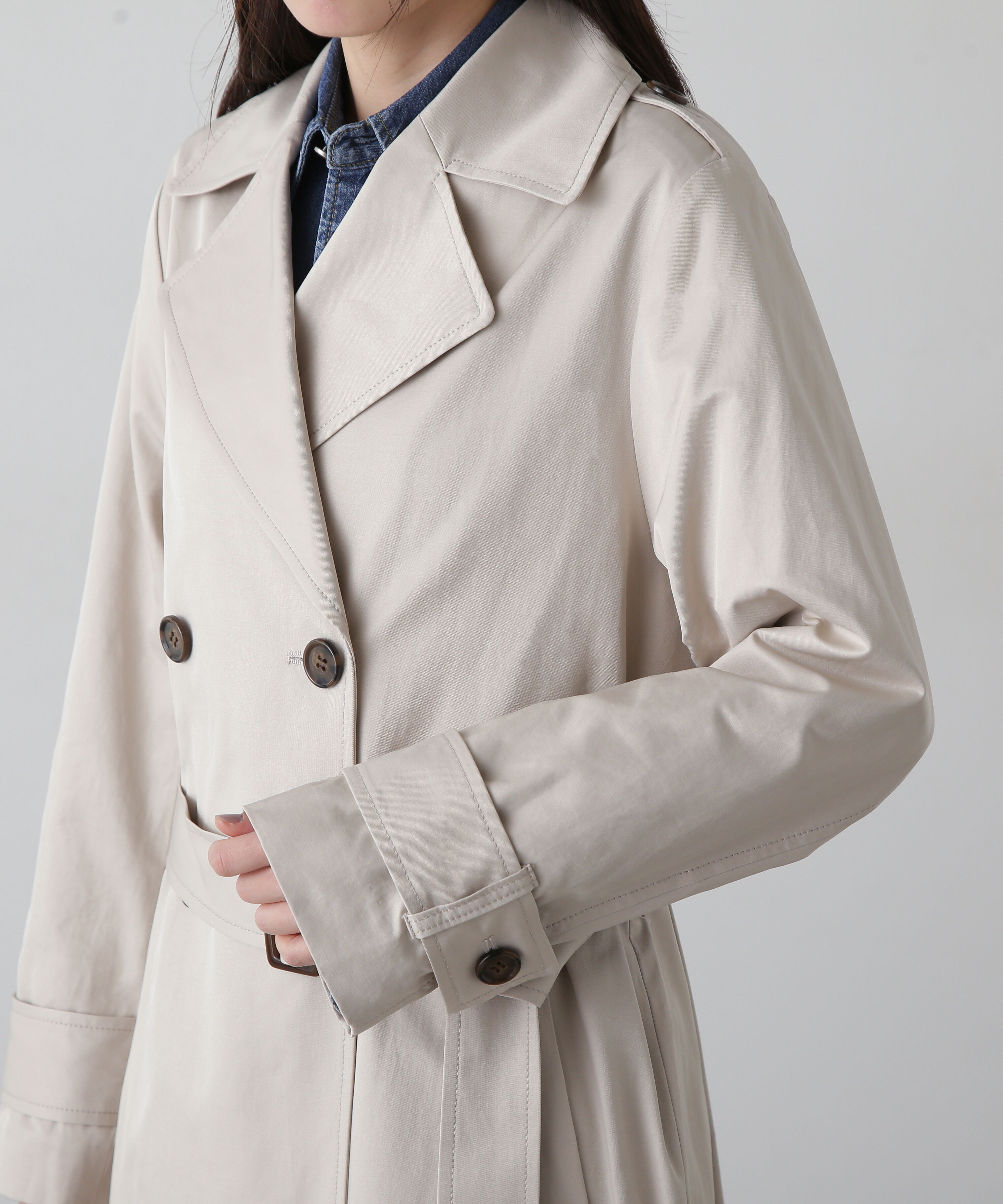  「ボックスシルエットトレンチコート」|その他|
