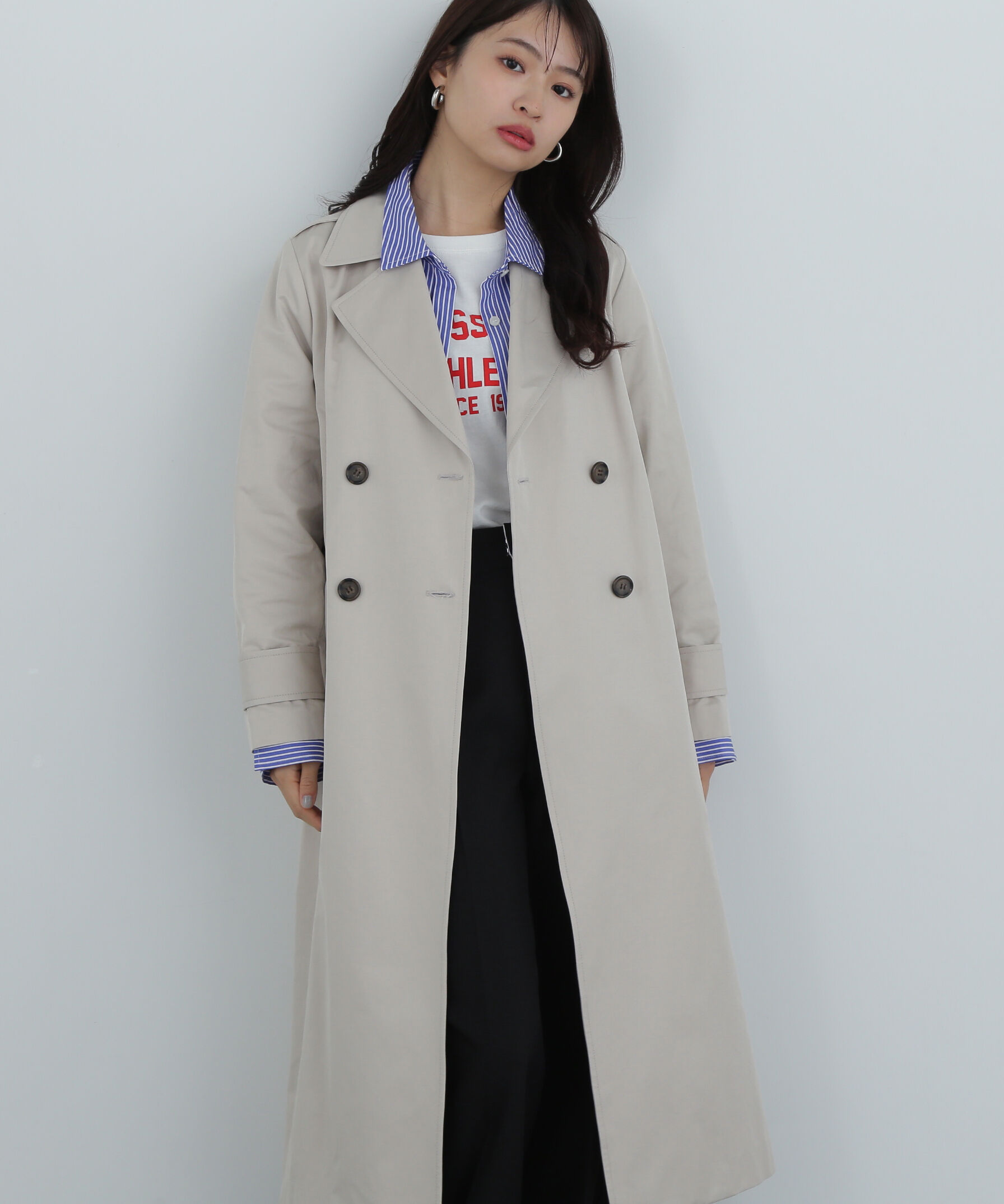  「ボックスシルエットトレンチコート」|その他|