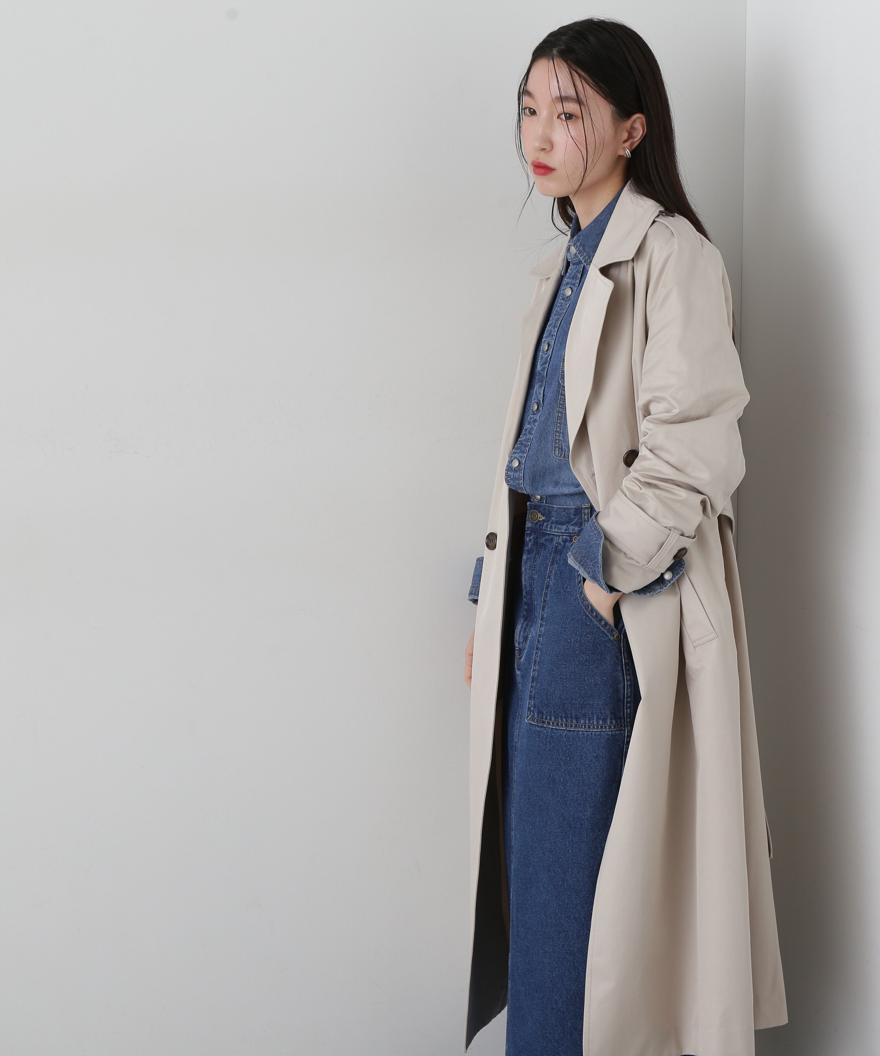  「ボックスシルエットトレンチコート」|その他|