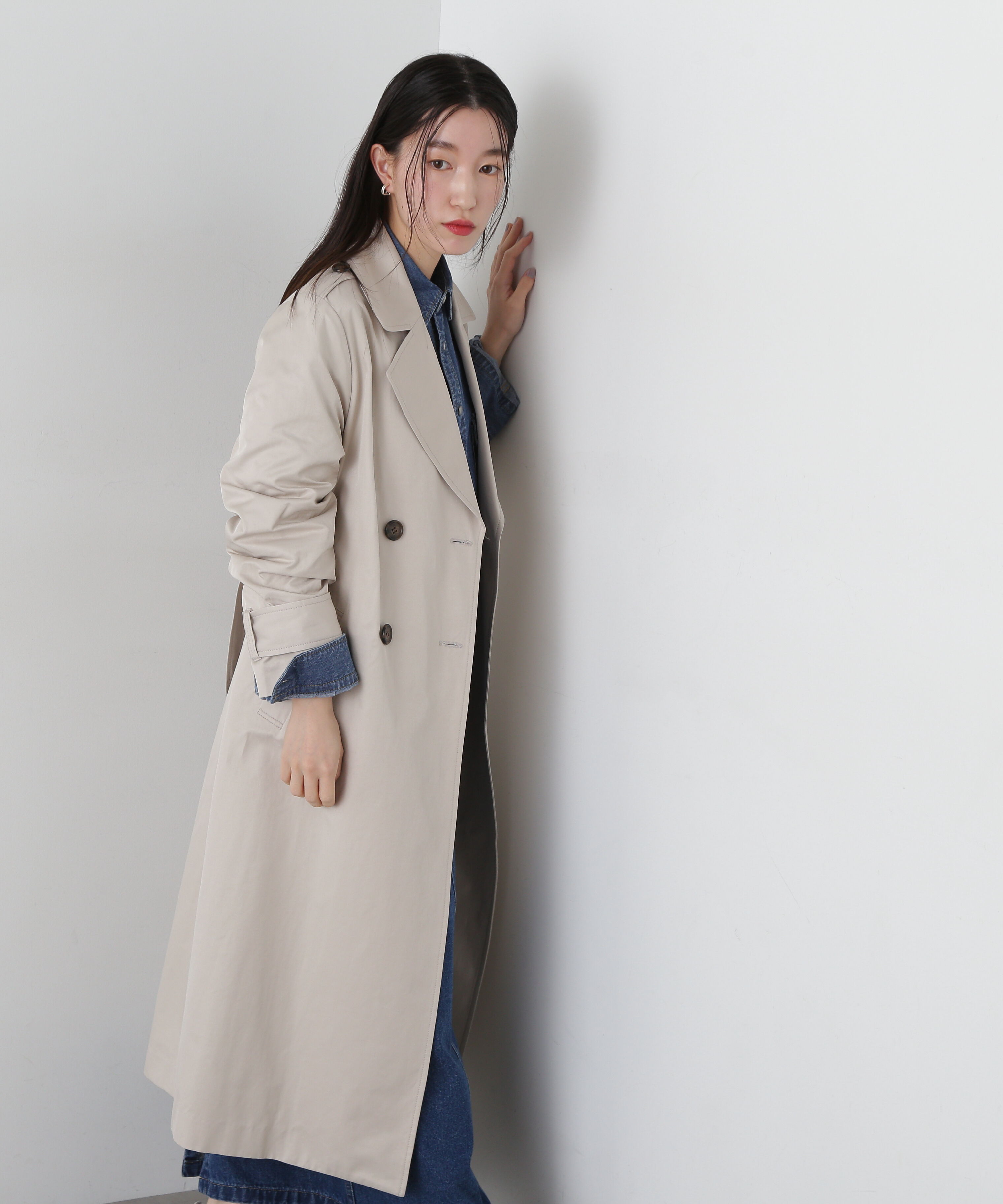  「ボックスシルエットトレンチコート」|その他|